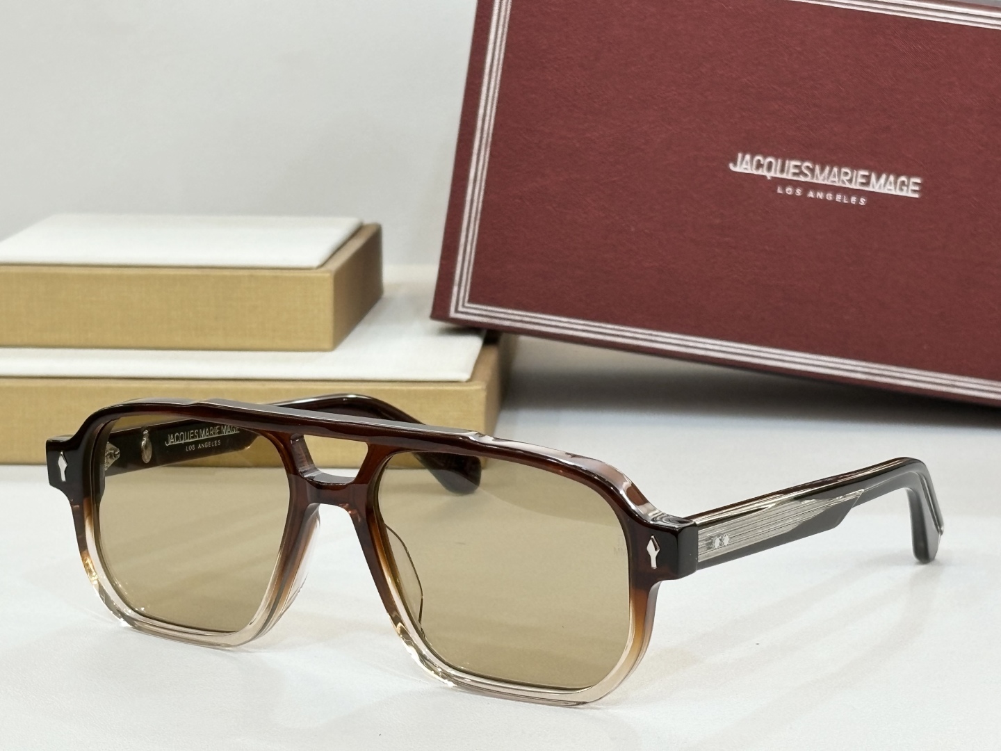  JACQUES MARIE MAGE
日本手工眼镜 
MODEL：EVANS
SIZE55-17.配包