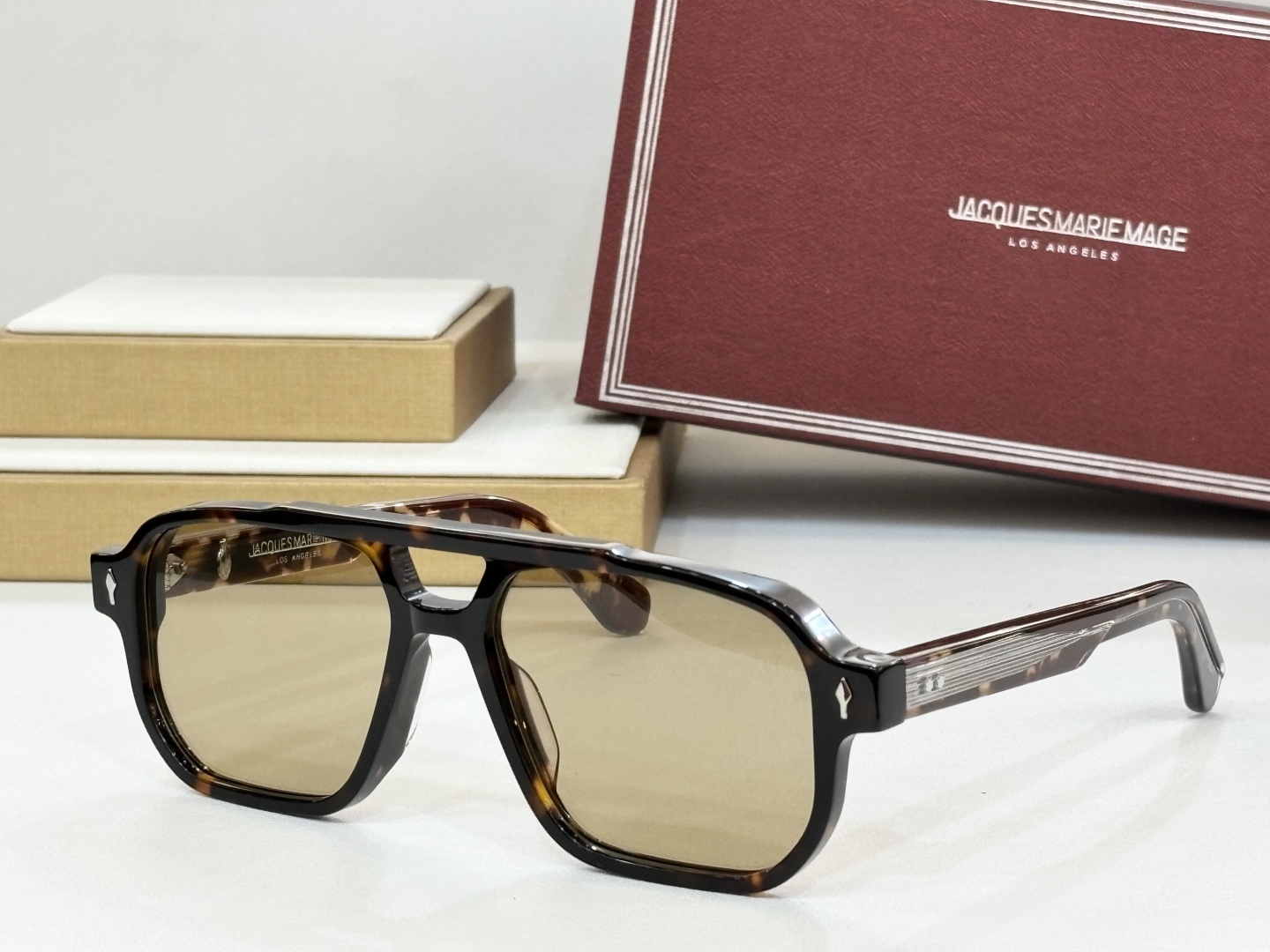  JACQUES MARIE MAGE
日本手工眼镜 
MODEL：EVANS
SIZE55-17.配包