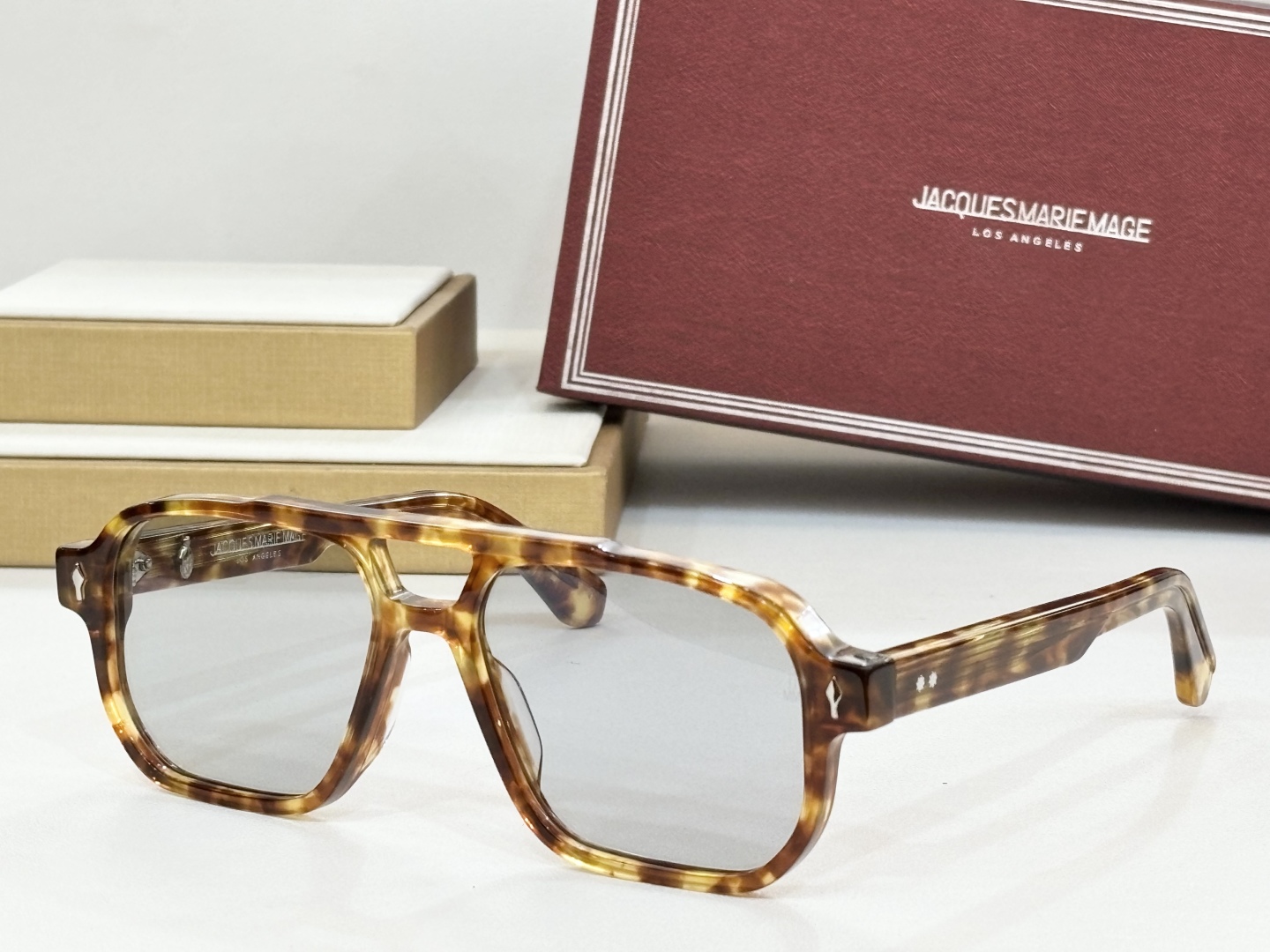  JACQUES MARIE MAGE
日本手工眼镜 
MODEL：EVANS
SIZE55-17.配包