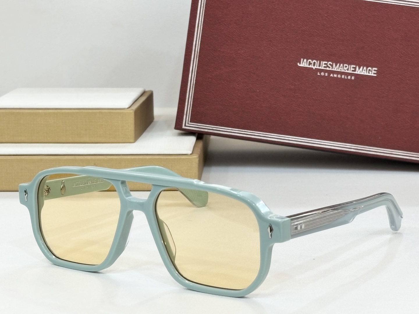  JACQUES MARIE MAGE
日本手工眼镜 
MODEL：EVANS
SIZE55-17.配包