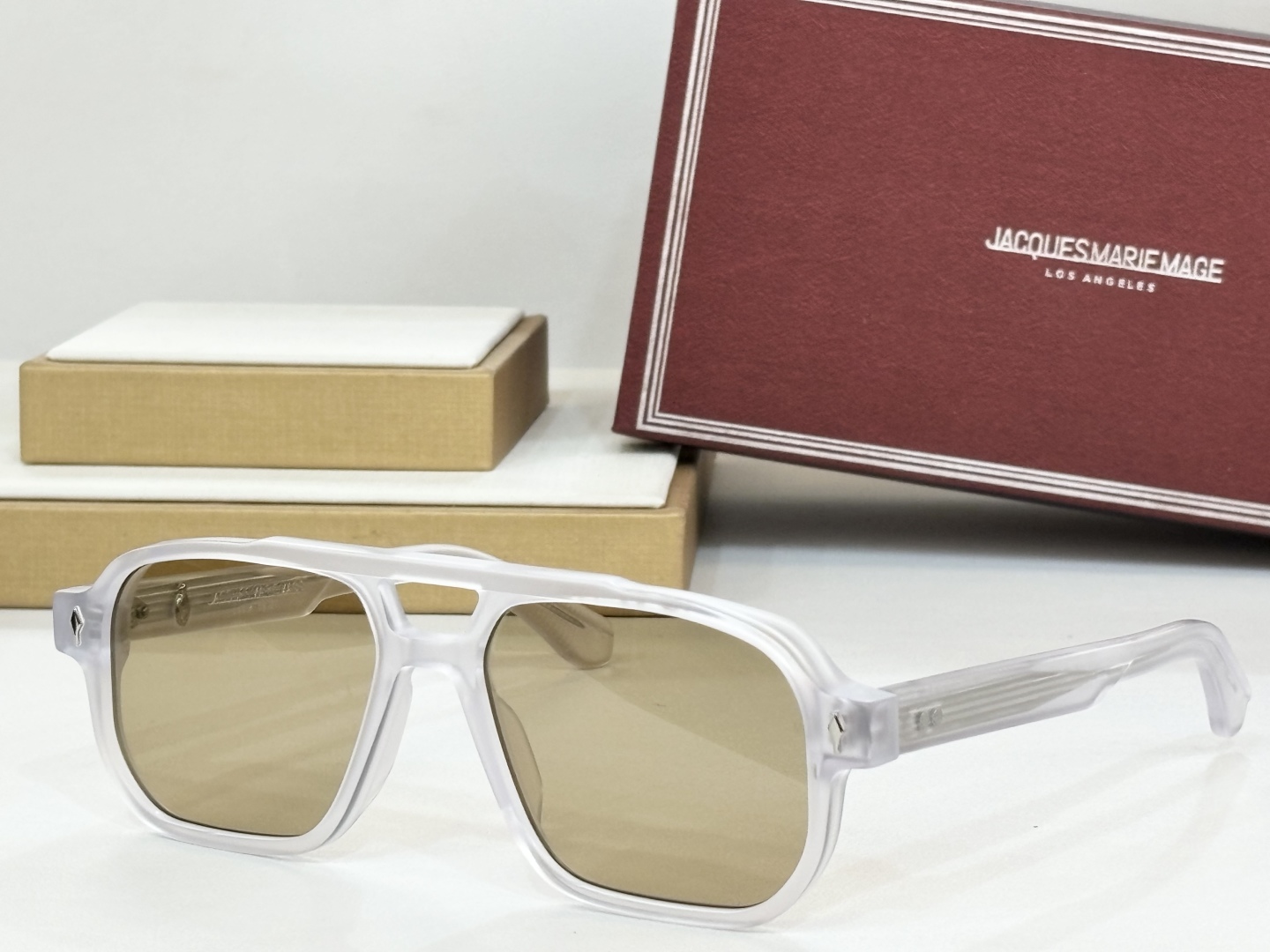  JACQUES MARIE MAGE
日本手工眼镜 
MODEL：EVANS
SIZE55-17.配包