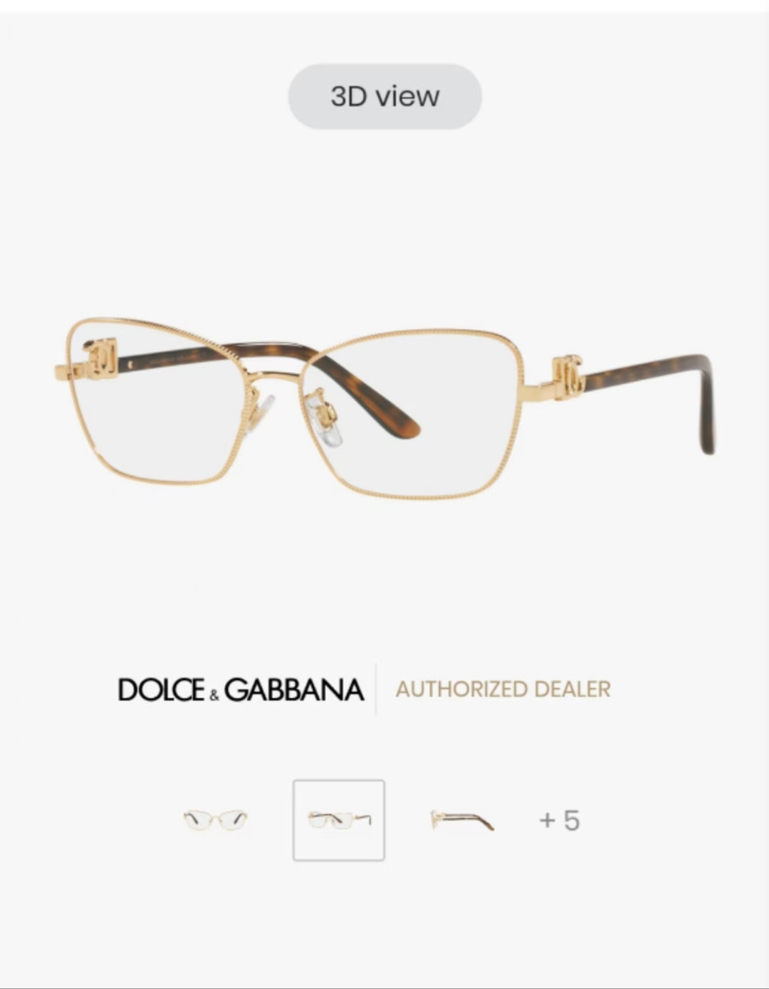  DOLCE&GABBANA
MOD：DG1338
Size：57口17-145
