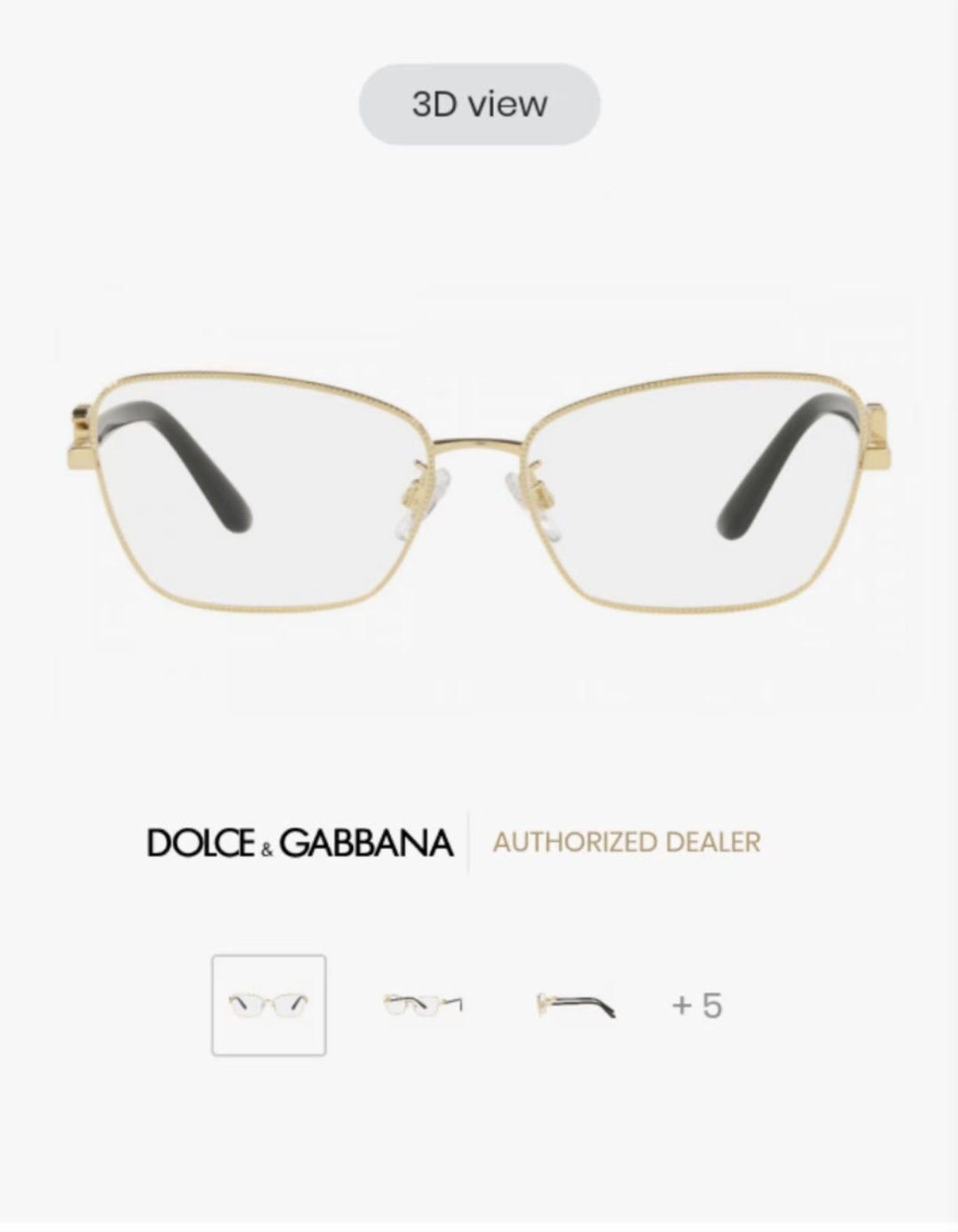 DOLCE&GABBANA
MOD：DG1338
Size：57口17-145

