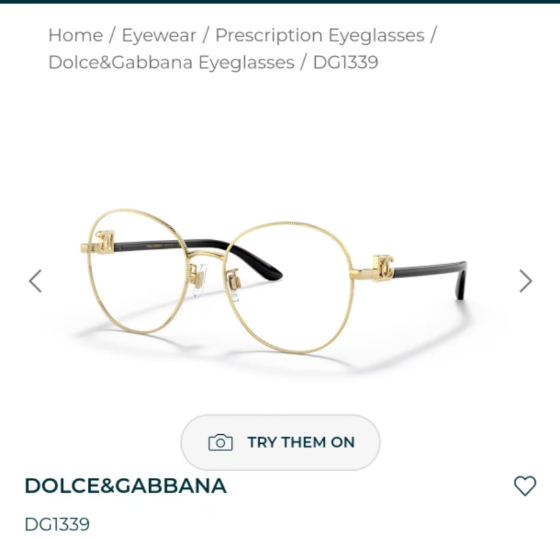 DOLCE&GABBANA
MOD：DG1339
Size：56口18-145
