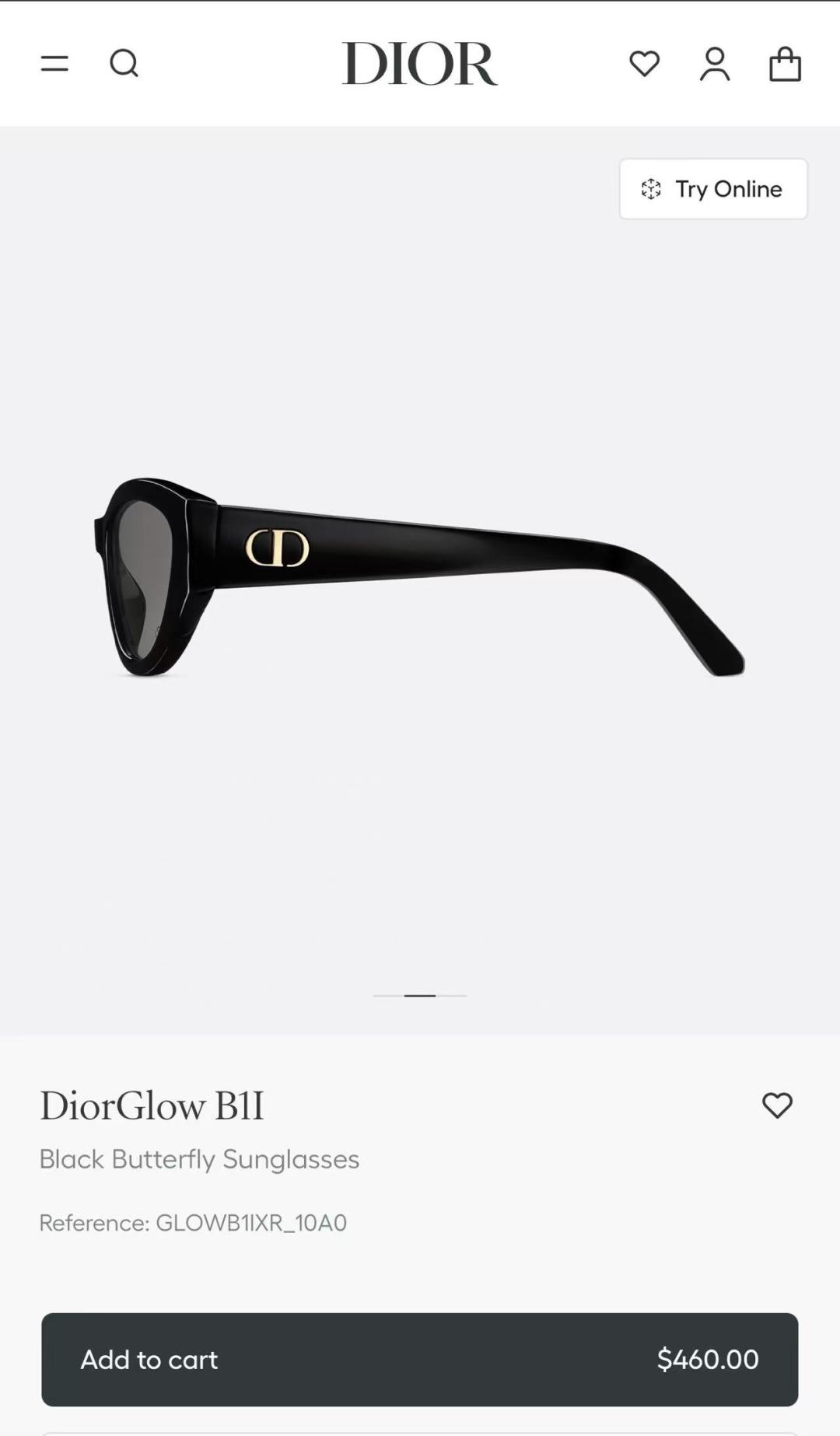  DIOR
MOD：DiorGlowB11
Size：53口16 140

