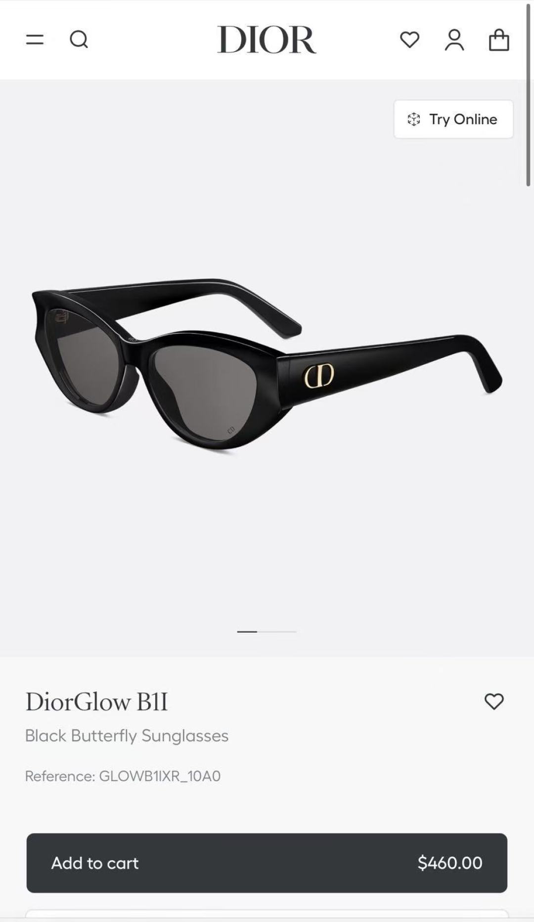  DIOR
MOD：DiorGlowB11
Size：53口16 140
