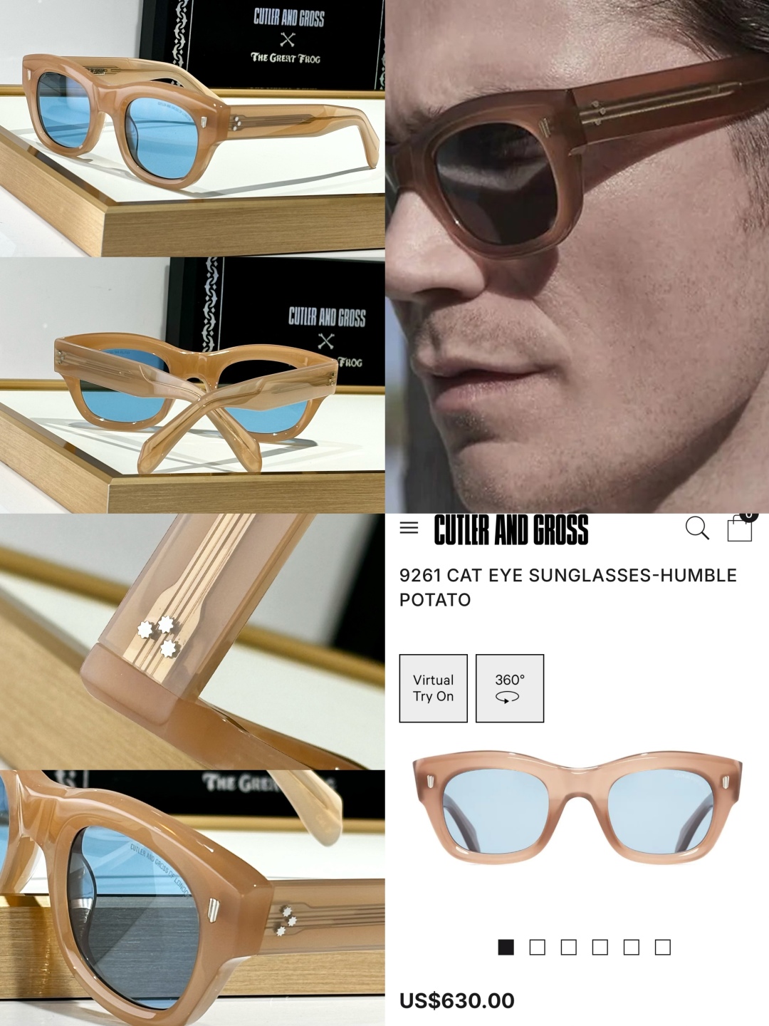  CUTLER ANO GROSS
老钱风意大利制造handmade in Ltaly
MOD：CGSN