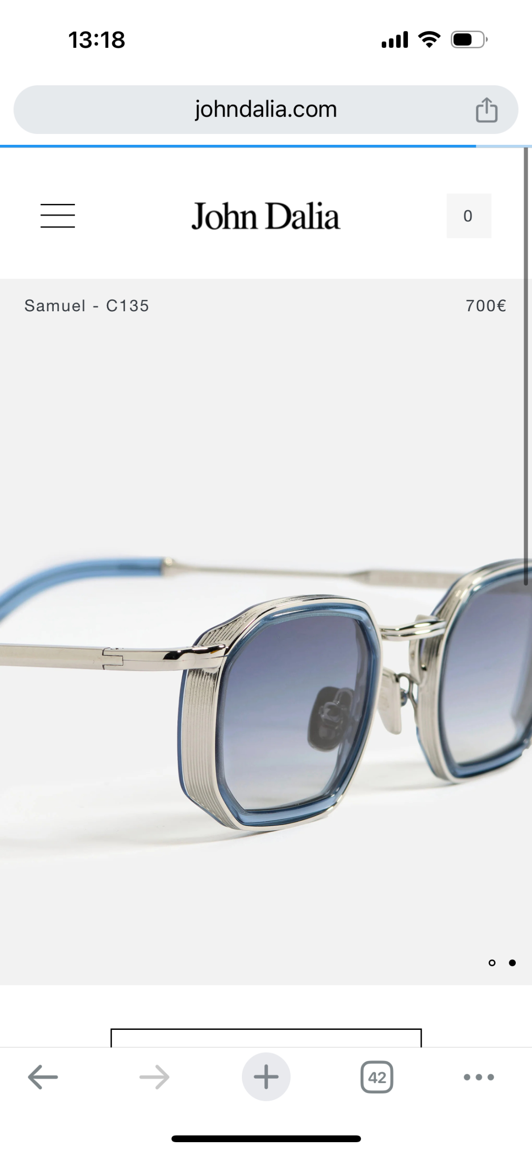 John Dalia
MOD：MARTIN
Size：50口23 140

