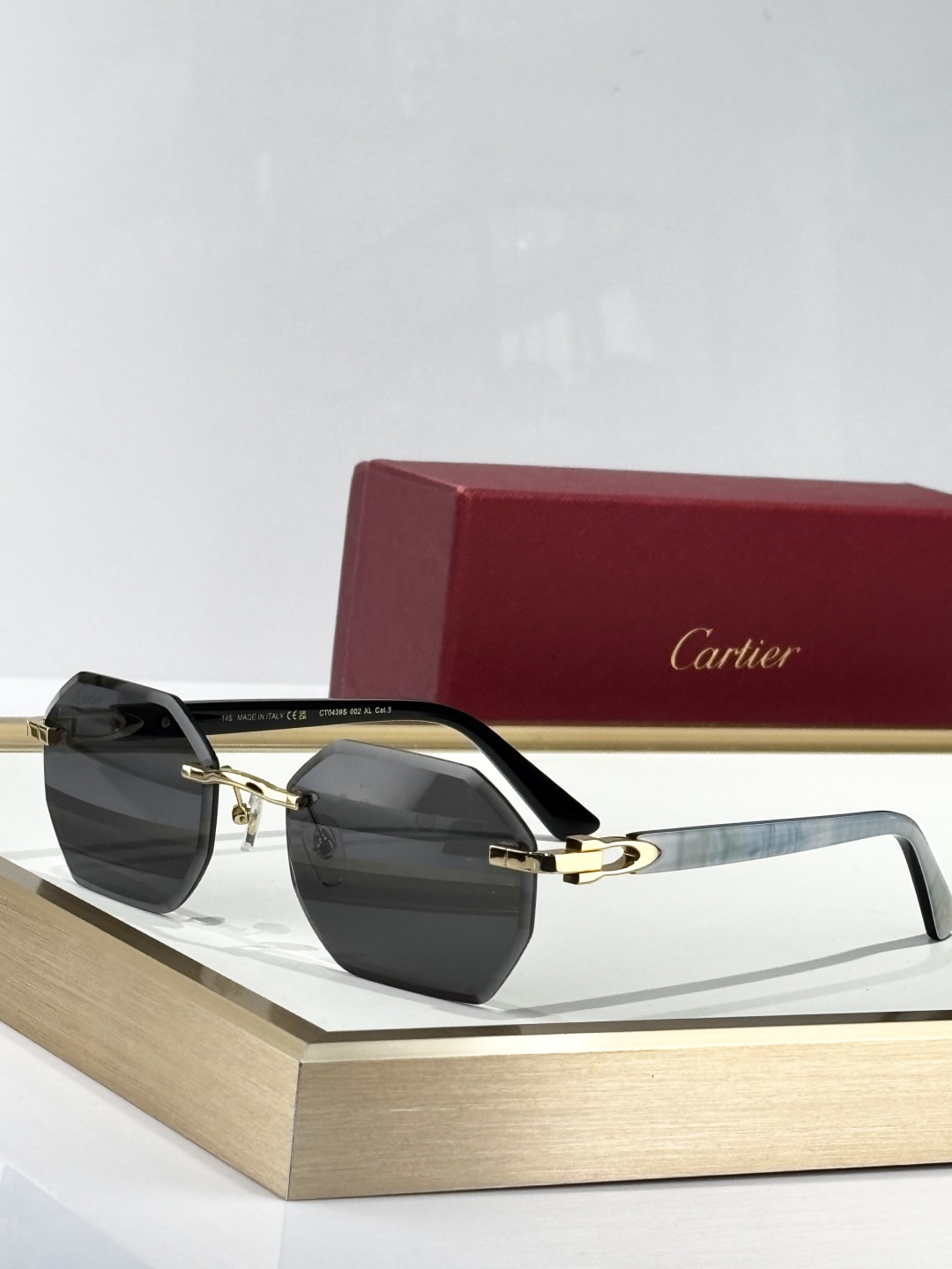  Cartier
MOD：CT0439S
Size：57口21 145
