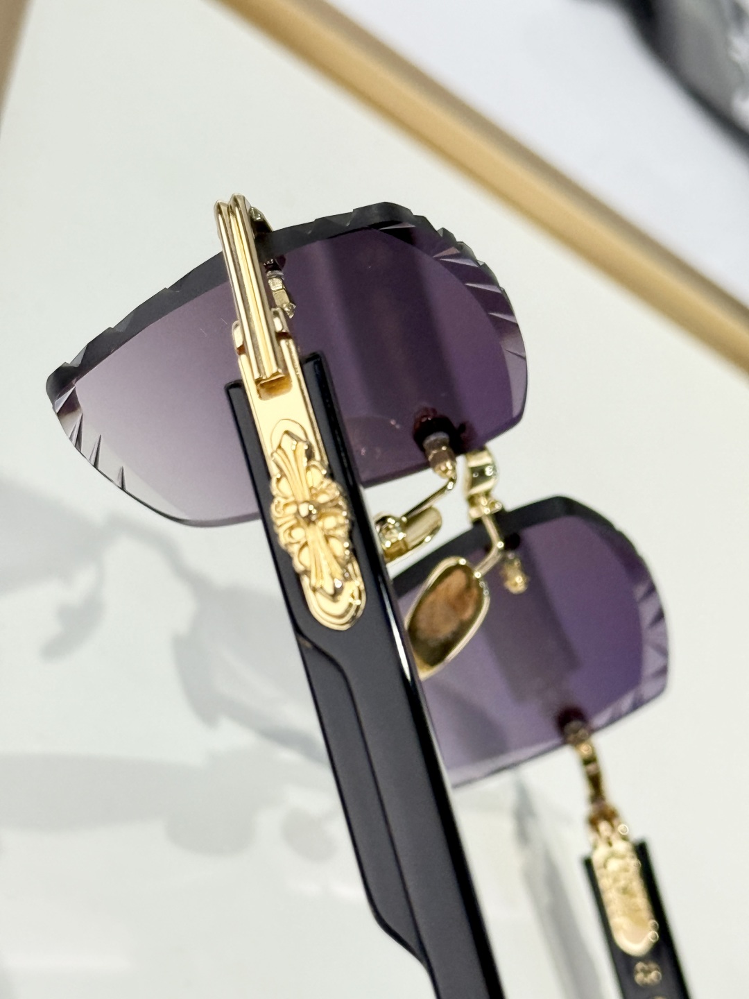  Chrome Hearts 
MODELGP-BK-PB
SIZE：55口21-145
