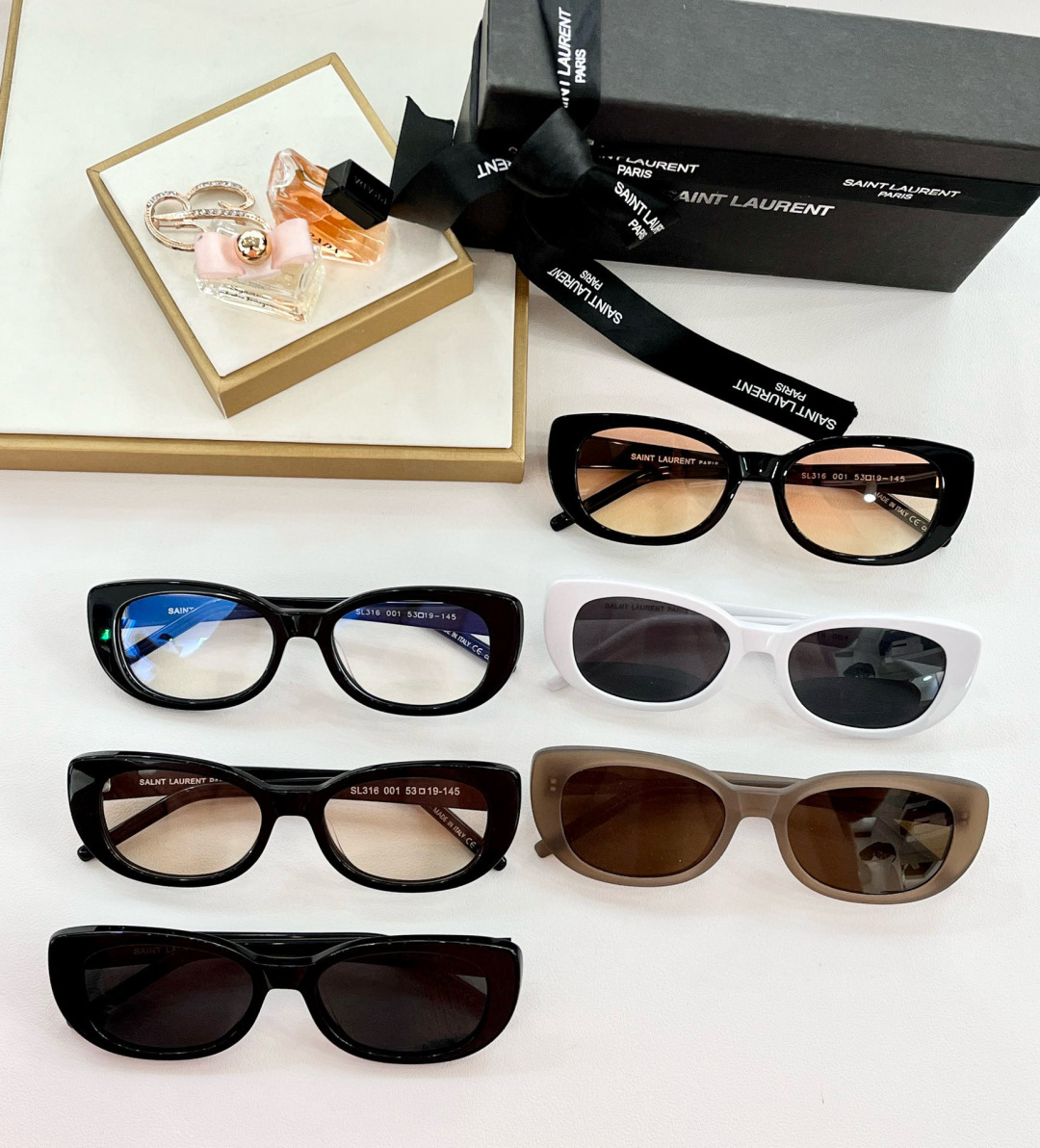  SAINT LAURENT 
ModSL316
Size53口19-145✔️
