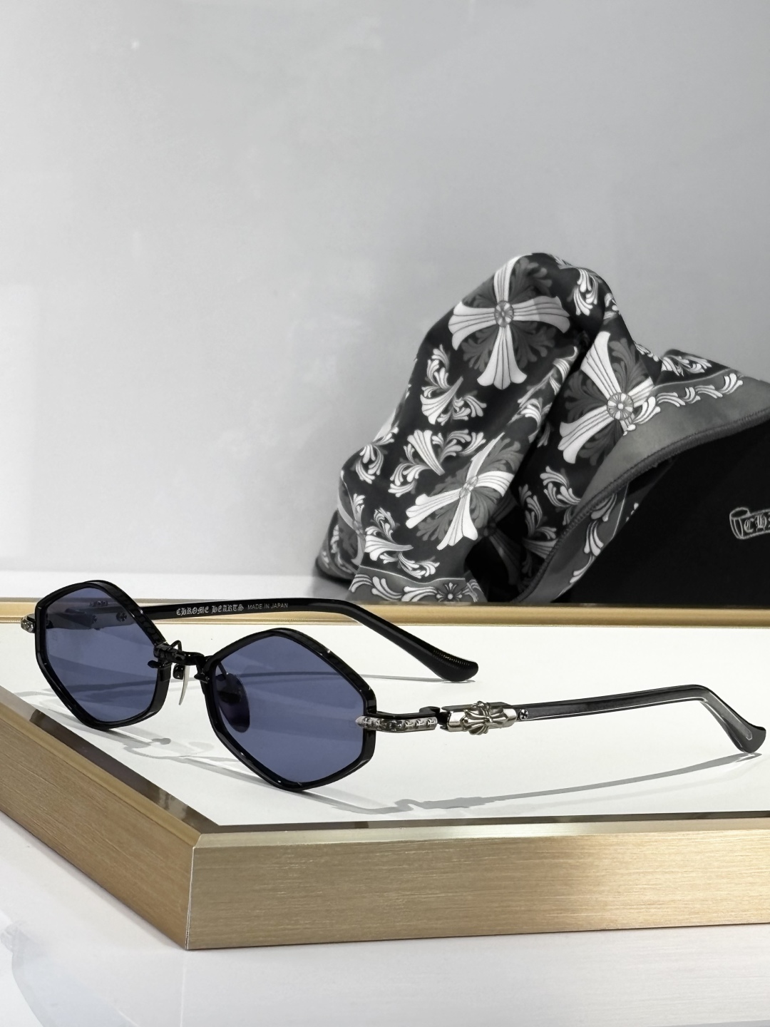 Chrome Hearts NIP SLIP Sunglasses - Gold Frame, Zeiss Lenses - 53-19-141 6 cmp i1748590273640 2054 0 5