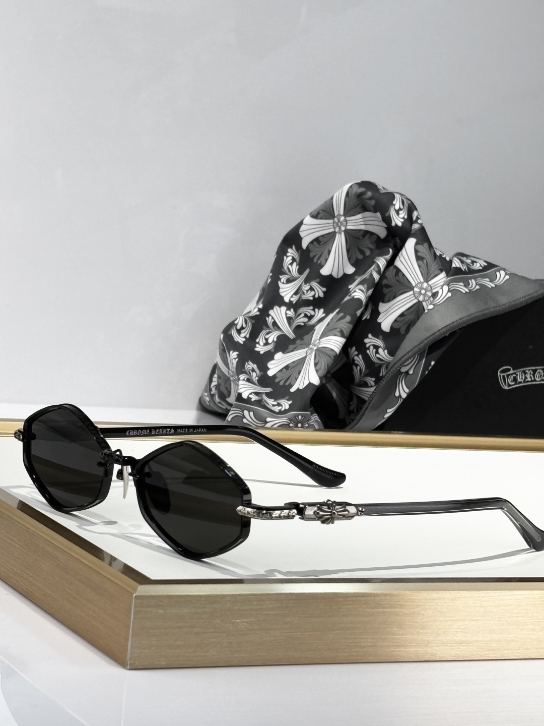 Chrome Hearts NIP SLIP Sunglasses - Gold Frame, Zeiss Lenses - 53-19-141 5 cmp i1748590273879 9749 0 4
