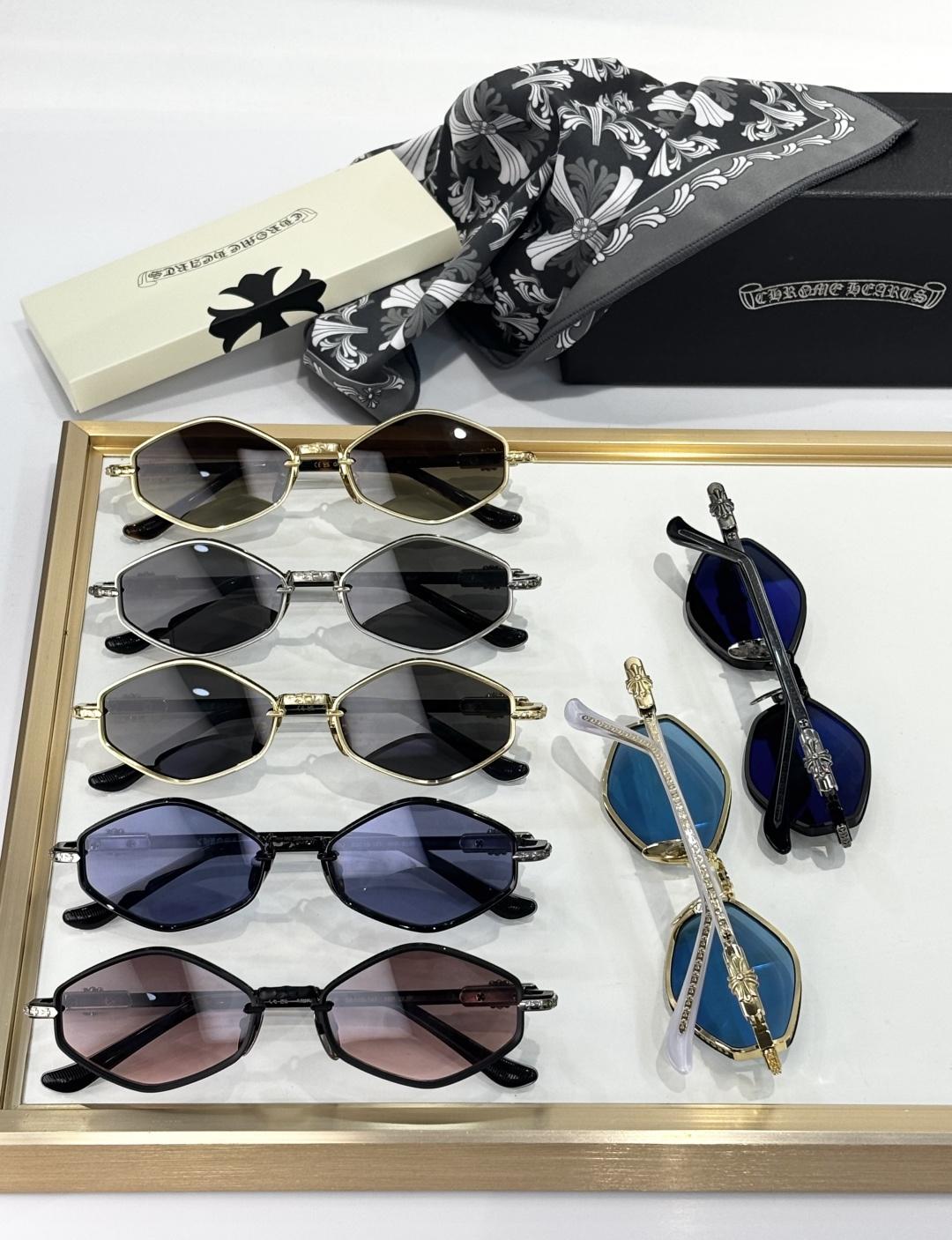Chrome Hearts NIP SLIP Sunglasses - Designer Shades with Zeiss Lenses