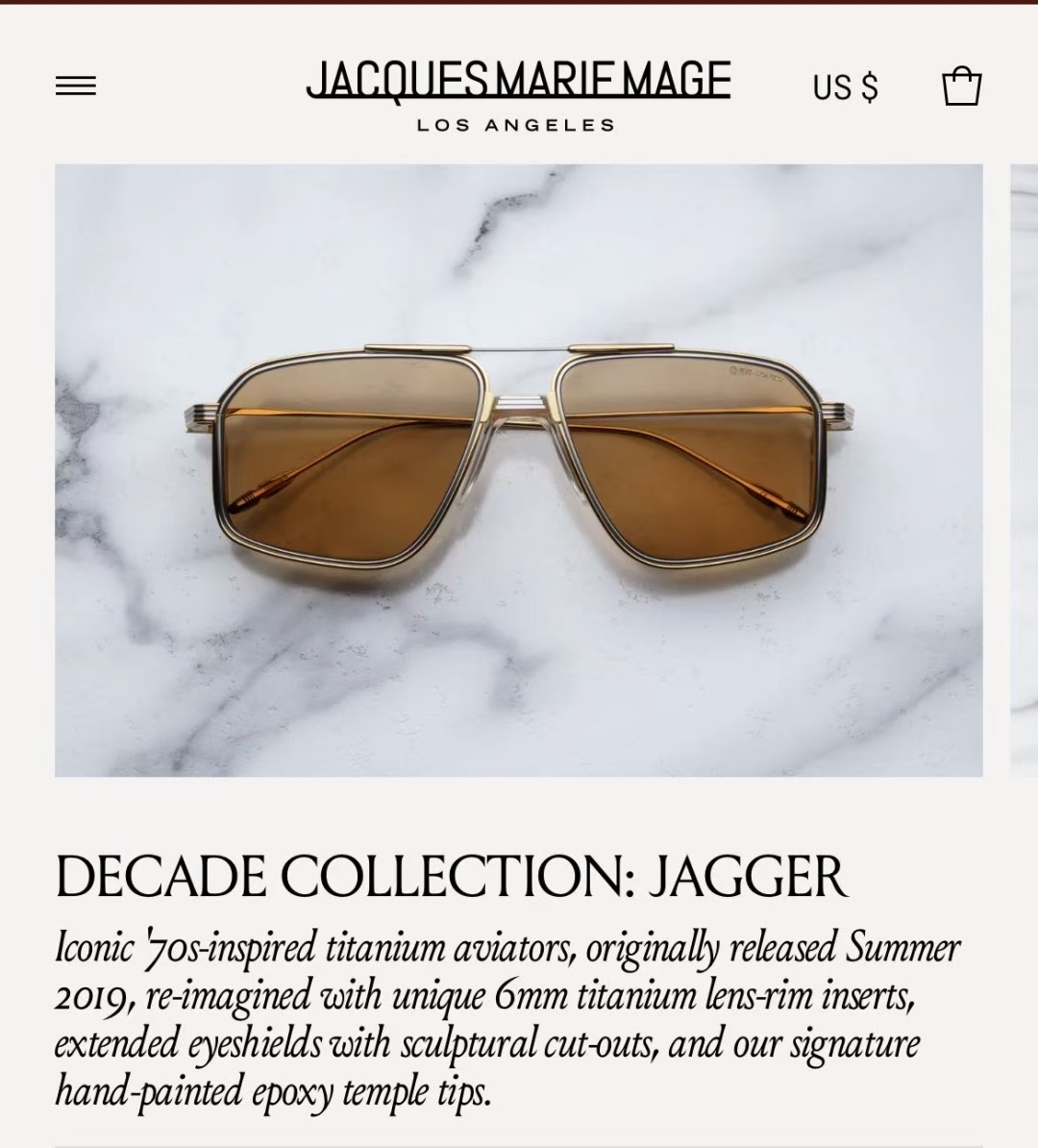자크마리마지 선글라스 56698 Jacques Marie Mage Sunglasses