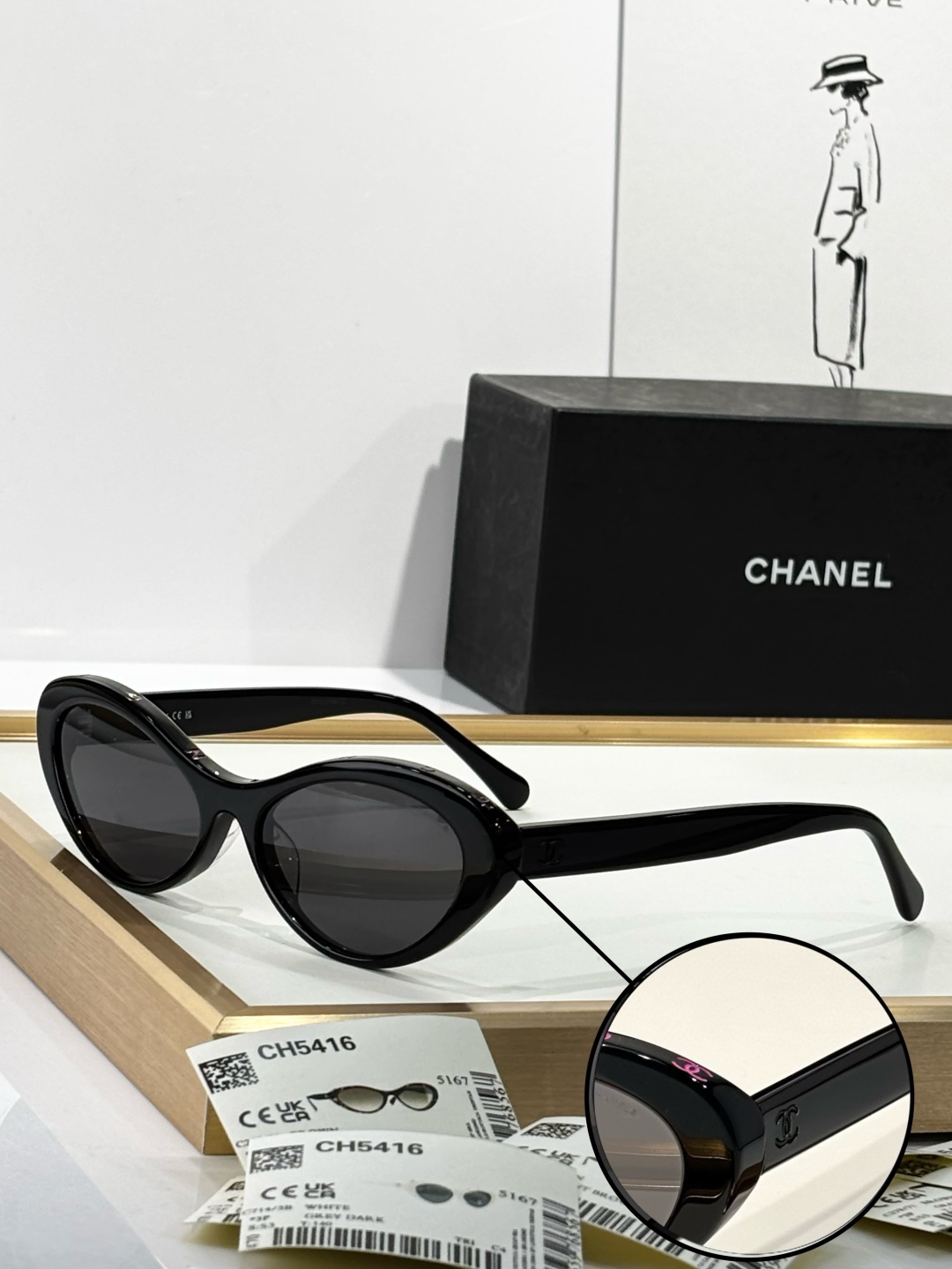  ToP quality 
Chane*
Mod：CH5416
Size：57-18-145
细节码住
