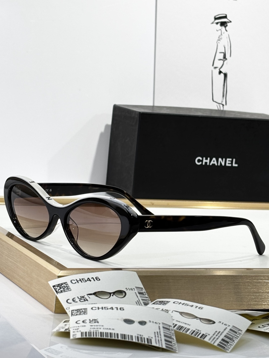  ToP quality 
Chane*
Mod：CH5416
Size：57-18-145
细节码住
