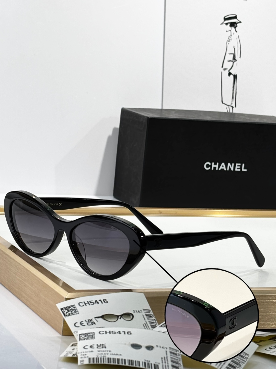  ToP quality 
Chane*
Mod：CH5416
Size：57-18-145
细节码住

