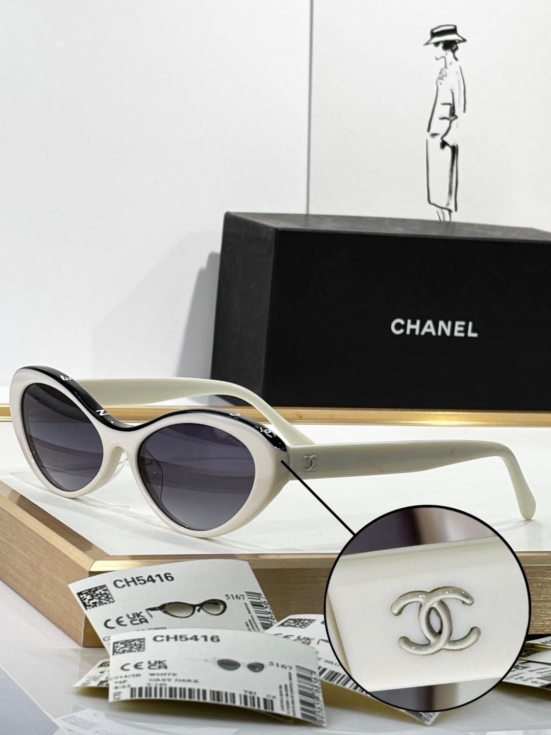  ToP quality 
Chane*
Mod：CH5416
Size：57-18-145
细节码住
