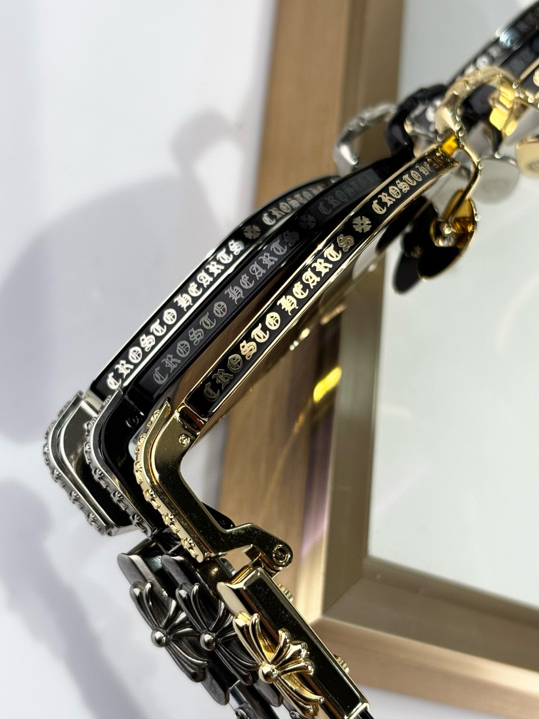 𝘾𝙃𝙍𝙊𝙈𝙀 𝙃𝙀𝘼𝙍𝙏𝙎 MOD：NIP SLIP SIZE: 53-19-141年度重磅新品最佳品质