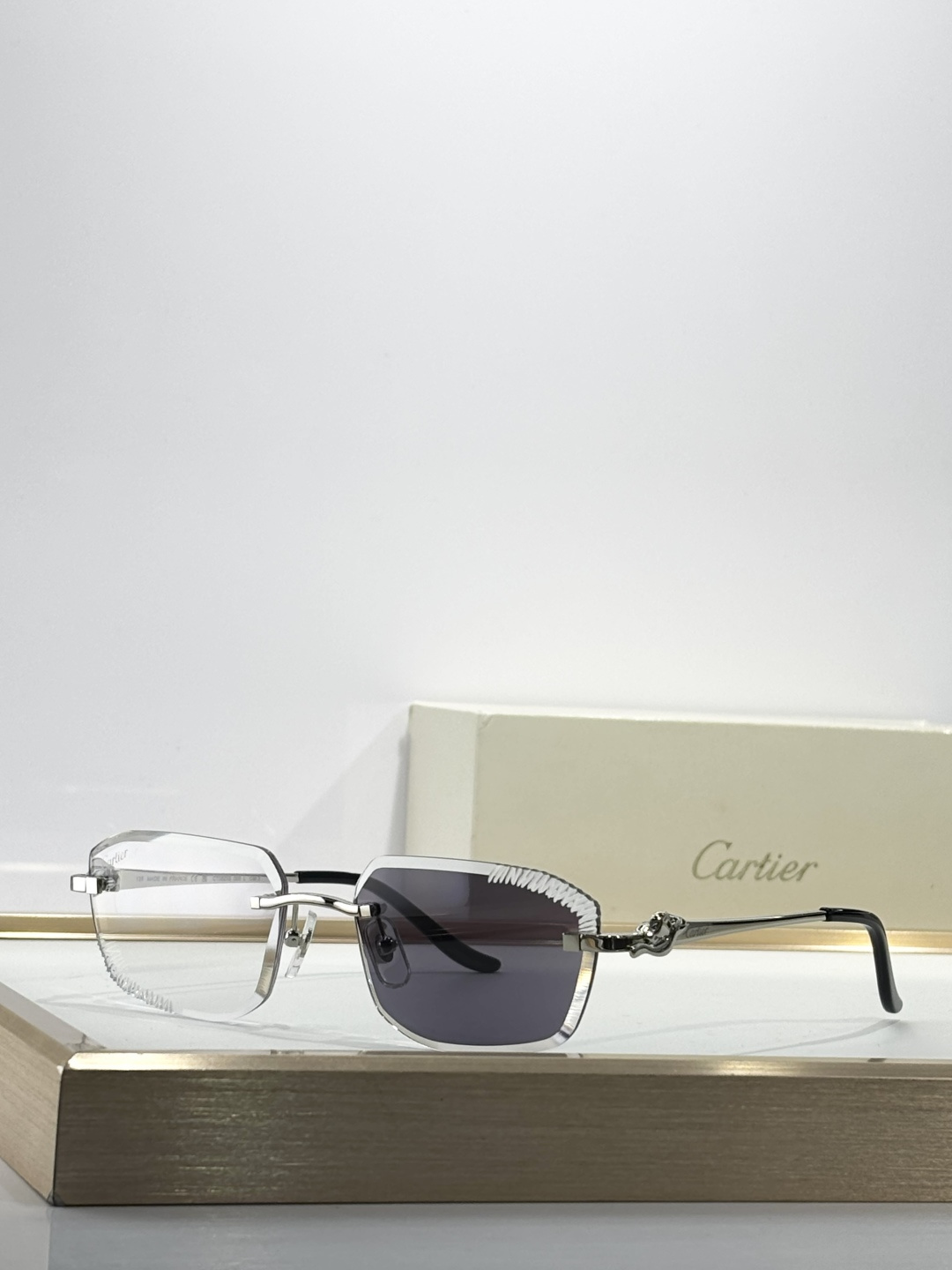 CartierMOD：CT0825SSize：56口20-135k金电镀 不假黄Photo chromi