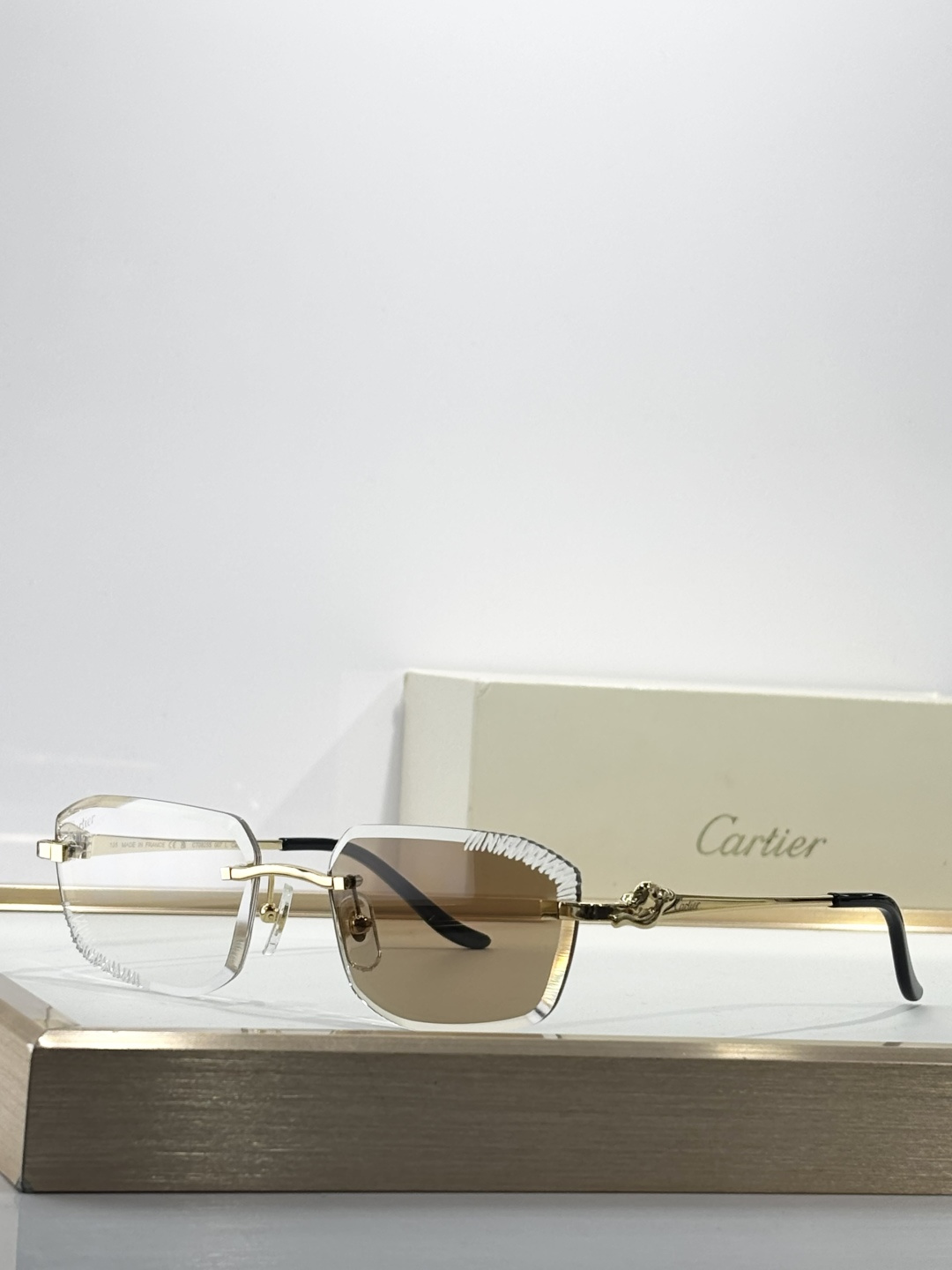 CartierMOD：CT0825SSize：56口20-135k金电镀 不假黄Photo chromi