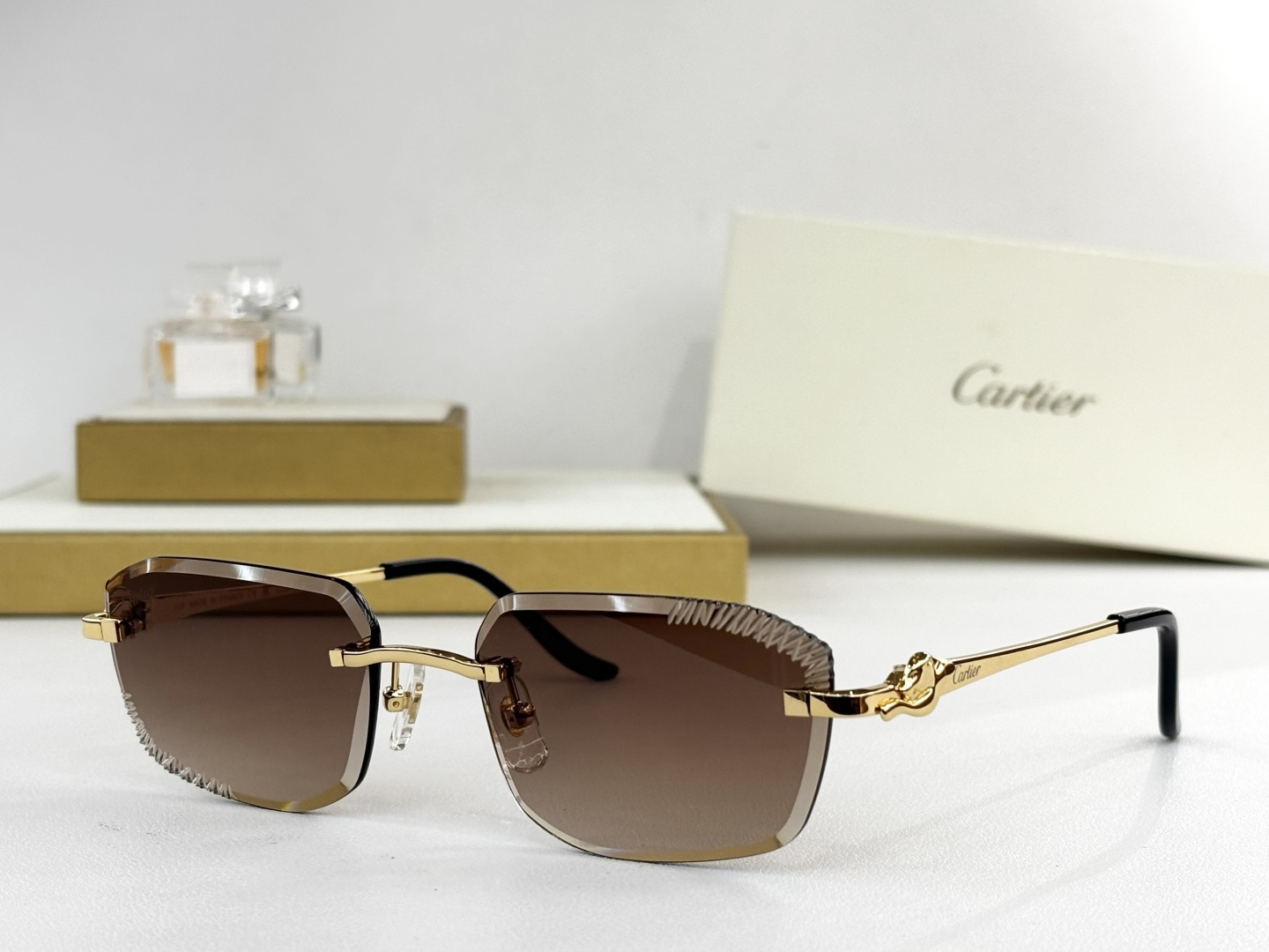 CartierMOD：CT0825SSize：56口20-135k金电镀 不假黄photo chromi