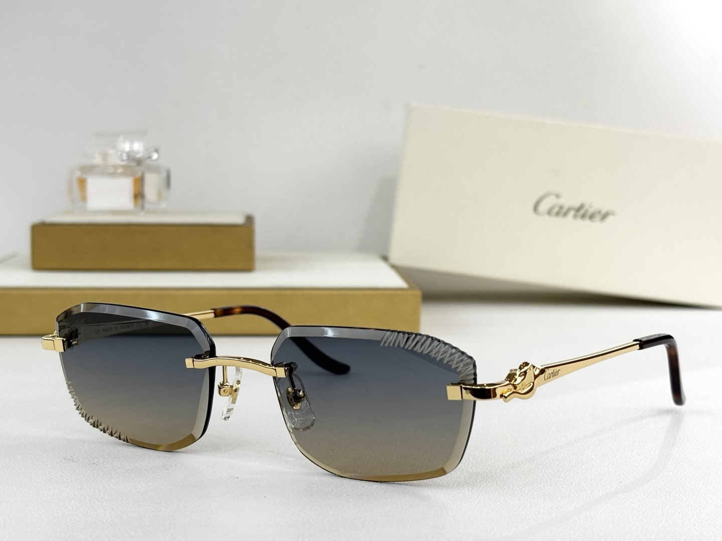 CartierMOD：CT0825SSize：56口20-135k金电镀 不假黄photo chromi