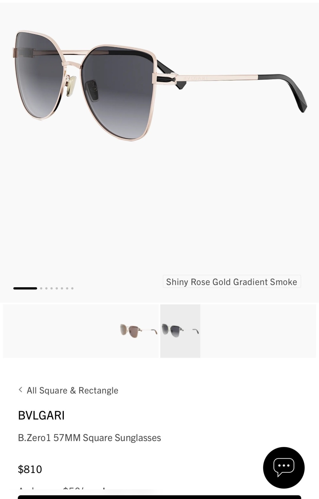 BVLGARIMOD：BV40069USize：57口15 135