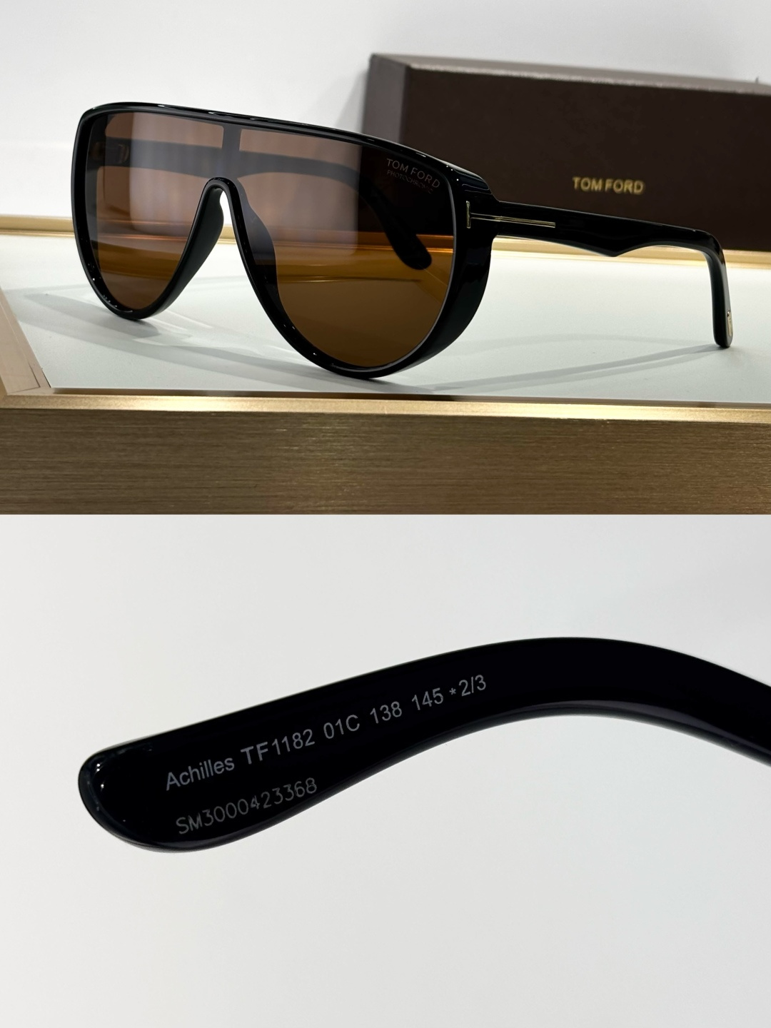 Original code Tom fordMOD：FT1182跟足原版立体圈形连片式太阳镜 Achil