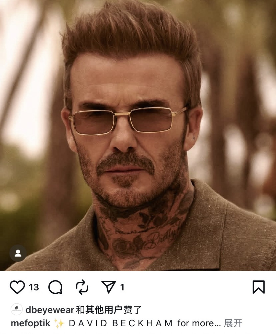 DAVID BECKHAMMOD：DB99Size：53口21-145