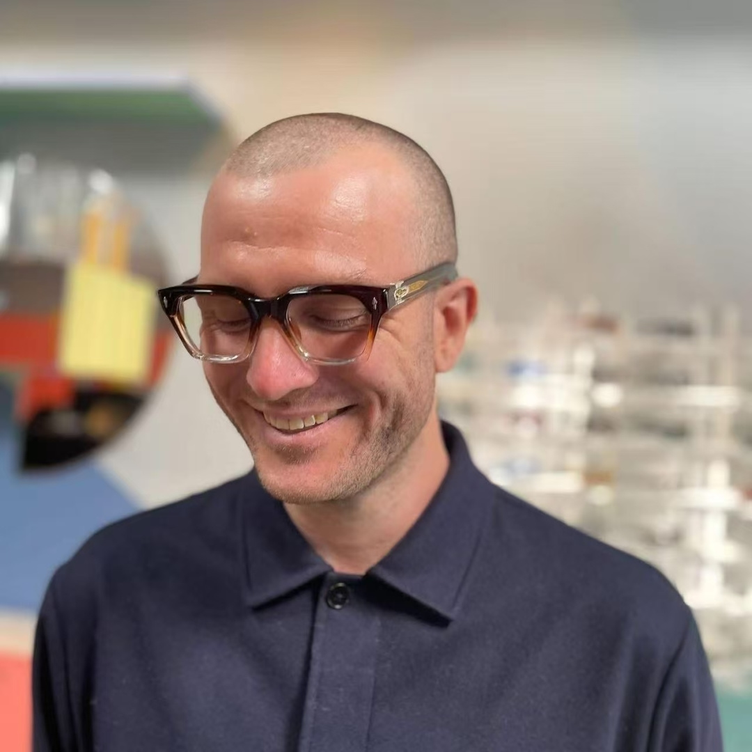 JACQUES MARIE MAGE绿松石系列 原版复刻日本手工眼镜镜框採用厚金属打造出復古的镜框作品M