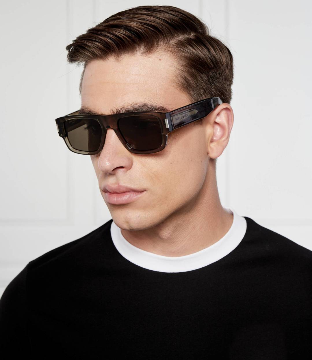 Oversized 
Top quality 
SAINT LAUREN*
MODEL：SL659
SIZE：55口19-145 
原版铰链 
高品质定制
