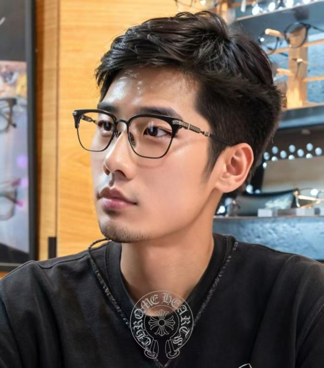 ChromeHearts 克罗心MOD：VERTICAL SMILE IISize:54-18-146