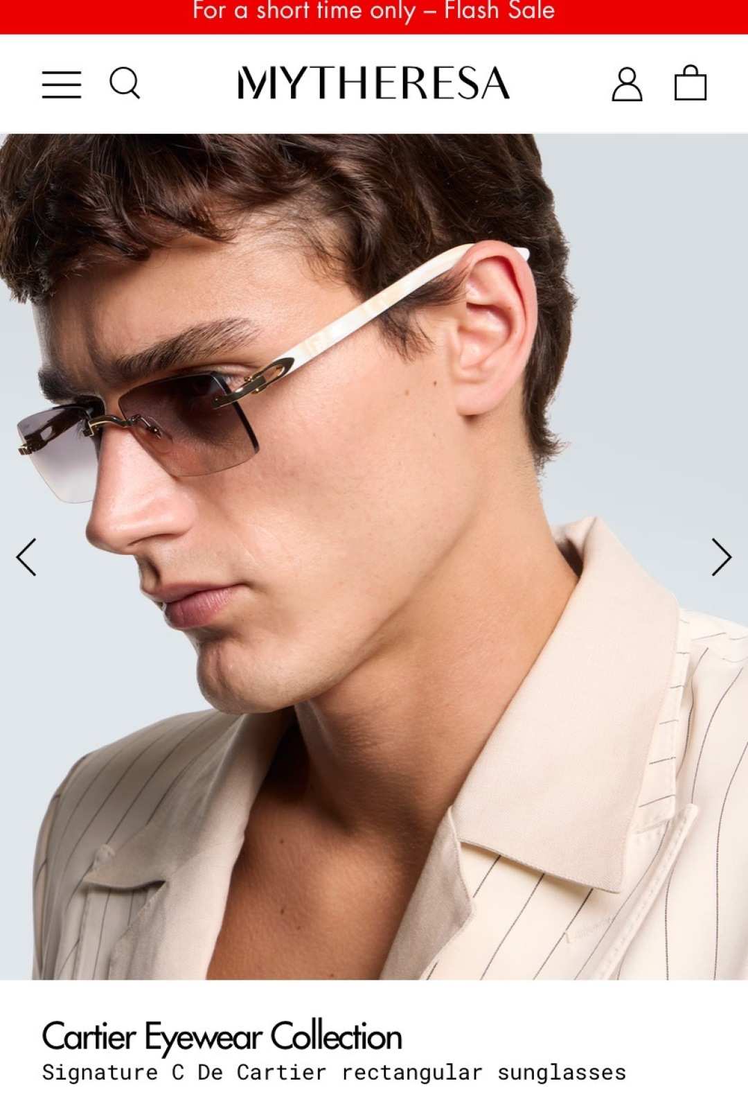 Cartie*MODEL：CT0579SSIZE：57口19-145