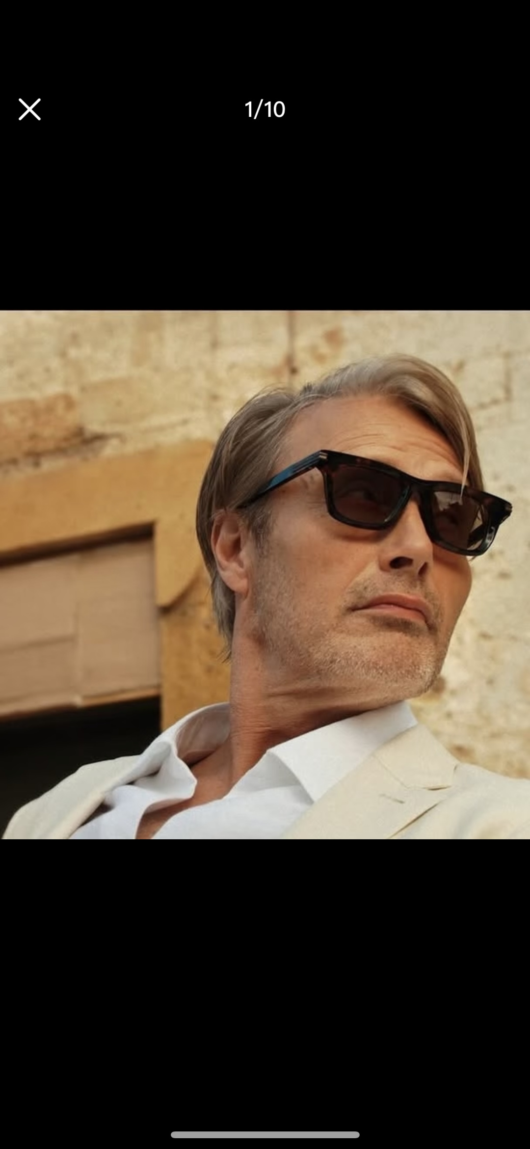 Mads Mikkelsen in Zegna ZEGNAMOD：EZ0269Size:50口23-14