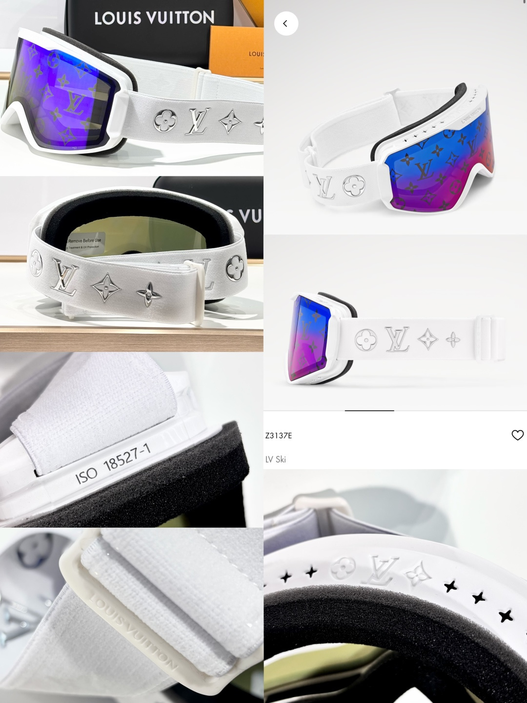 LOUIS LV gafas de esquí 🥽 25/26 nueva belleza impactante 🔥 apertura anticipada gogogo🎿