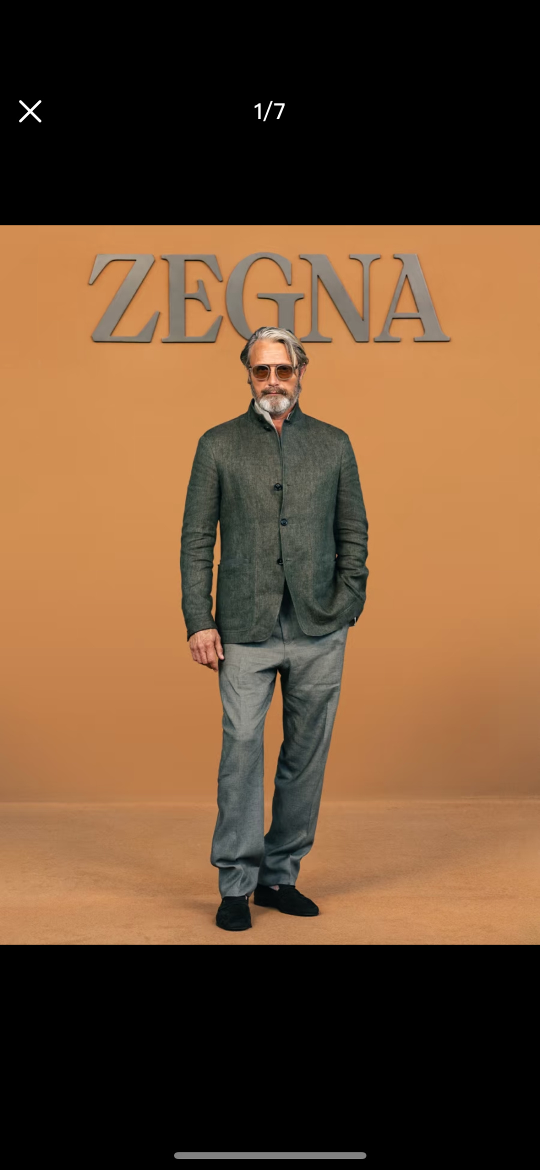 梁家辉/影帝级别的松弛感ZEGNA 原装品质ToP quality MOD：EZ0231Size：51口