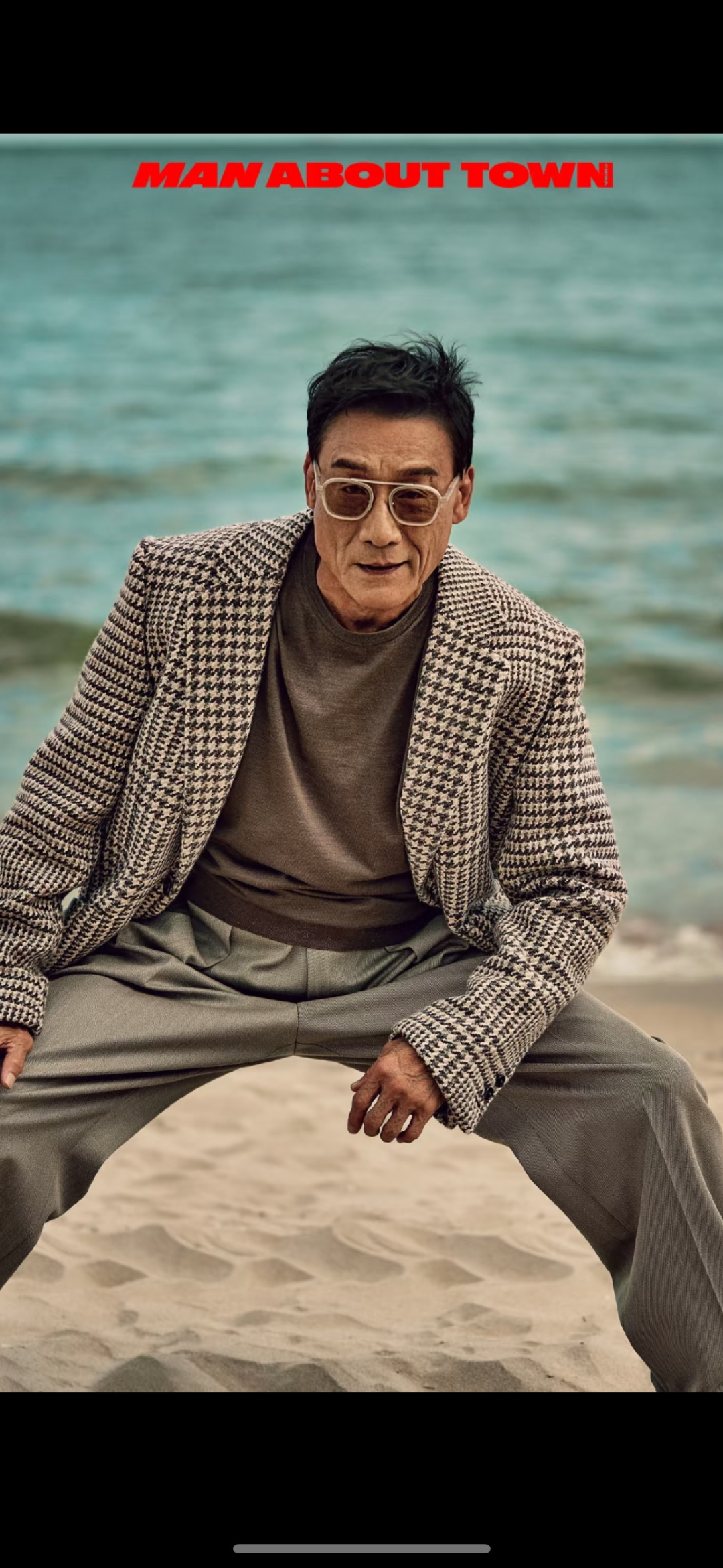 梁家辉/影帝级别的松弛感ZEGNA 原装品质ToP quality MOD：EZ0231Size：51口