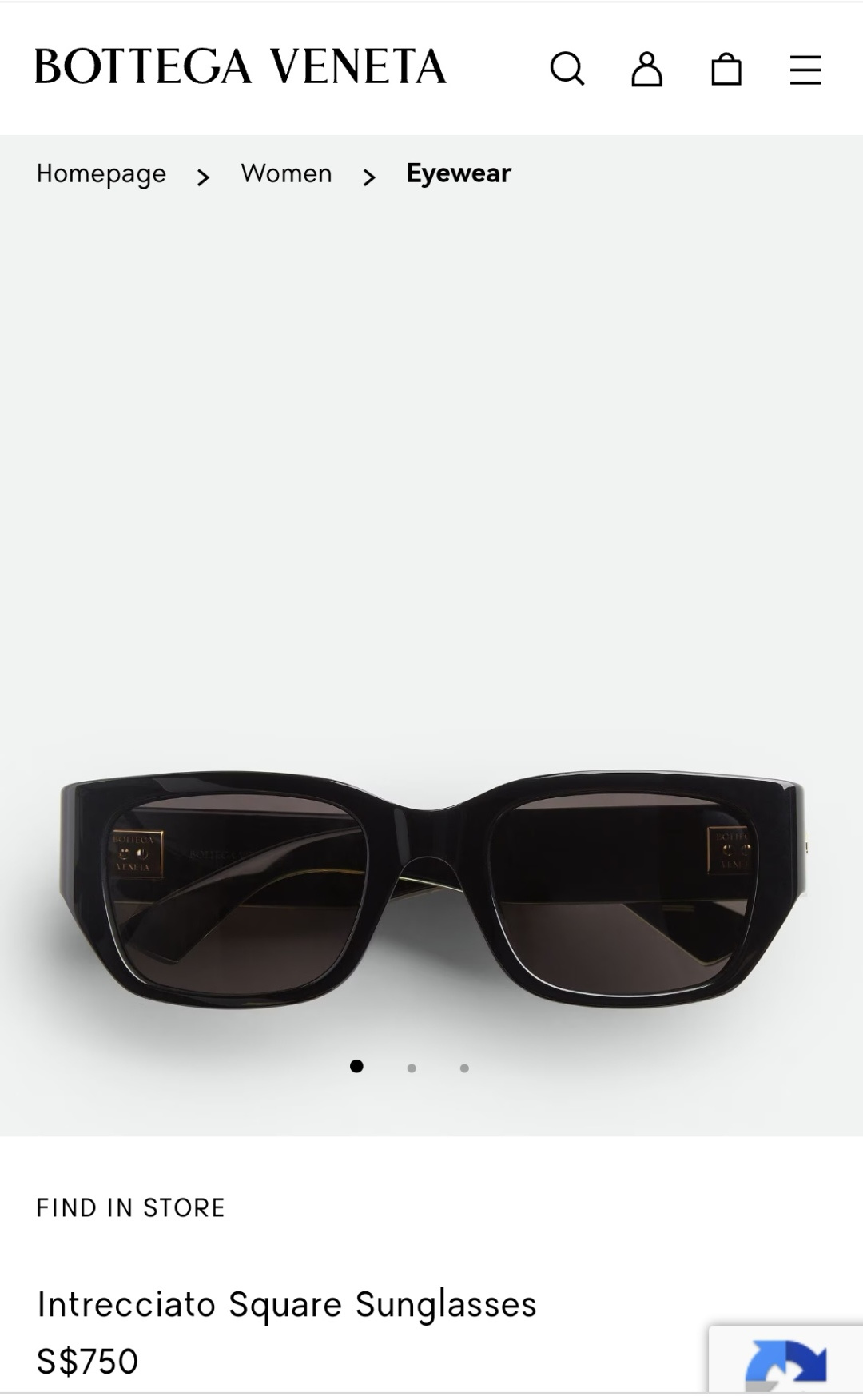 BOTTEGA VENET*MODEL：BV1400SSIZE：51口22-140