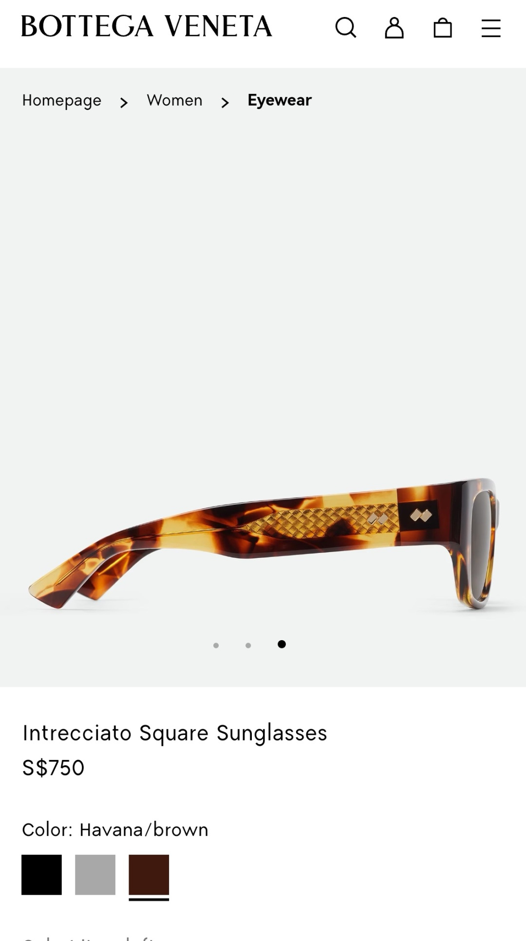 BOTTEGA VENET*MODEL：BV1400SSIZE：51口22-140