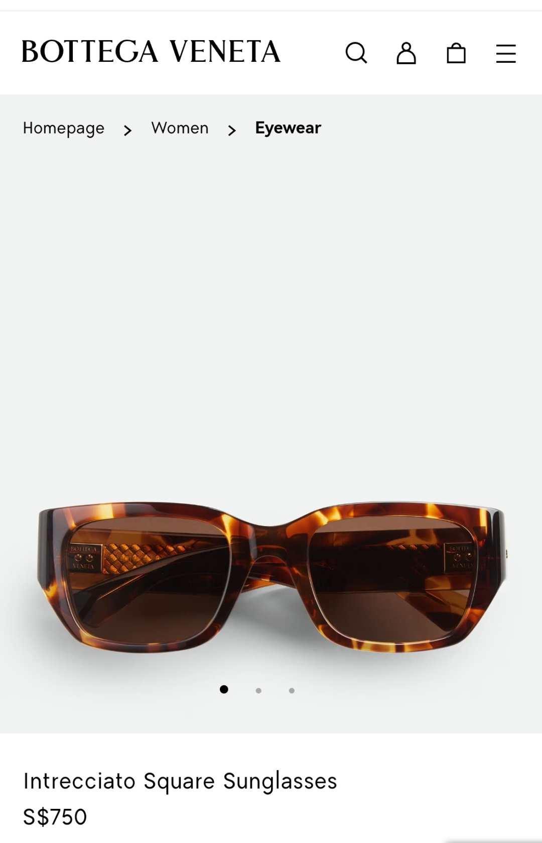 BOTTEGA VENET*MODEL：BV1400SSIZE：51口22-140