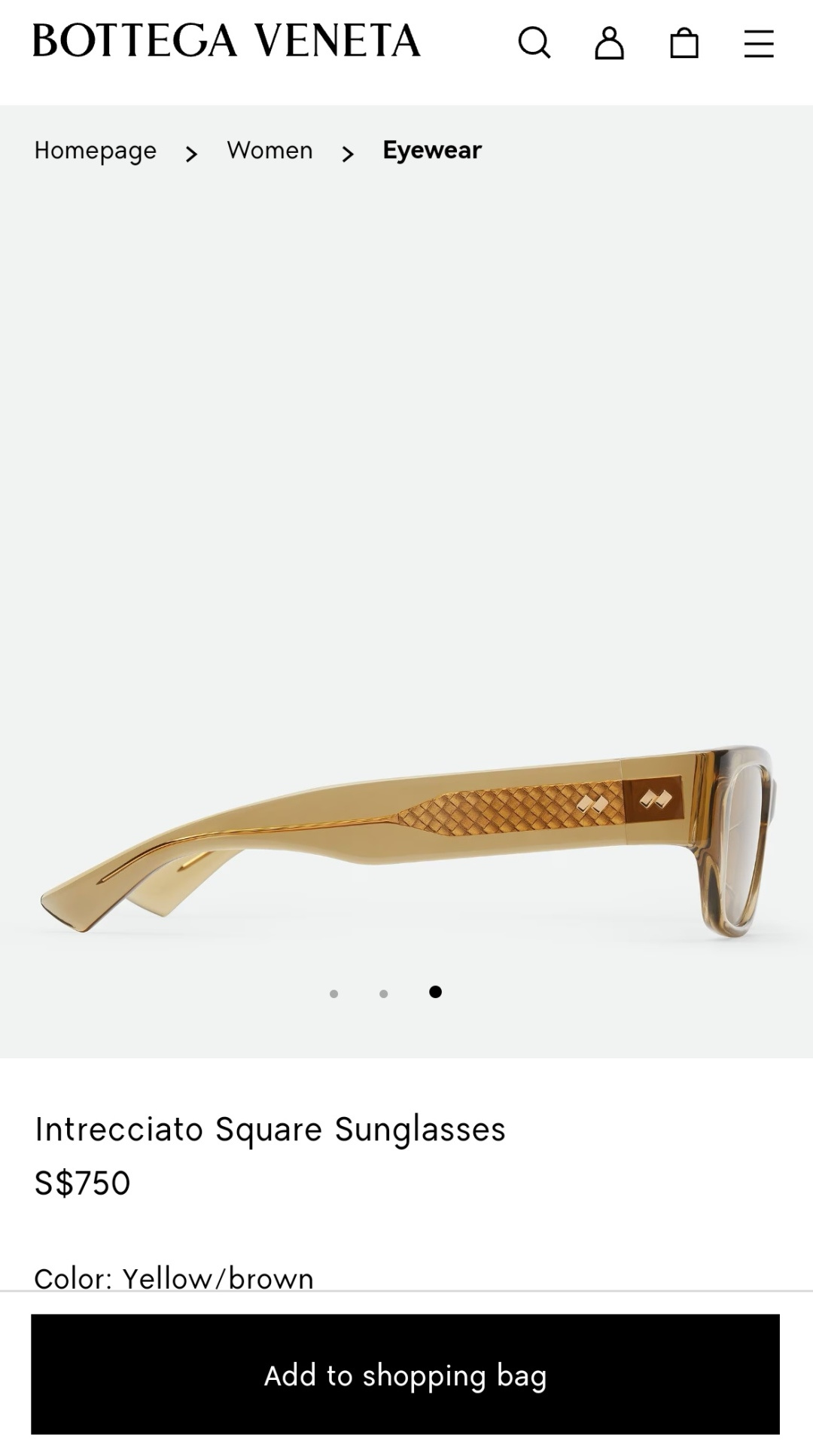 BOTTEGA VENET*MODEL：BV1400SSIZE：51口22-140