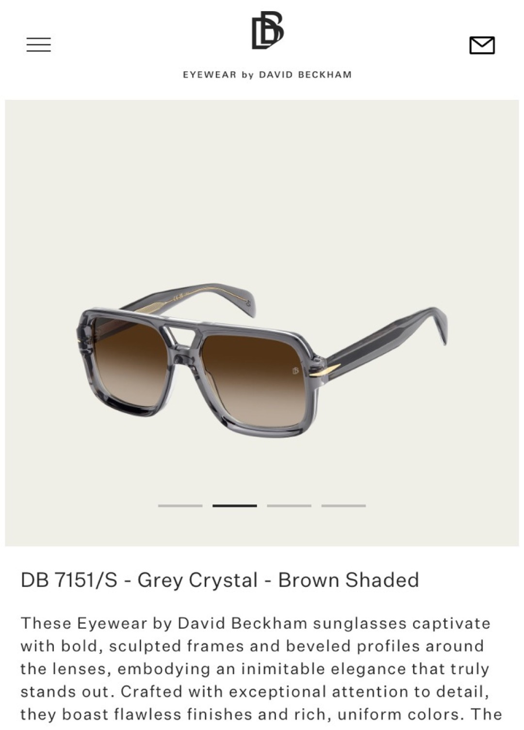 David Beckha*Mod：DB7151/SSize：55口17-145