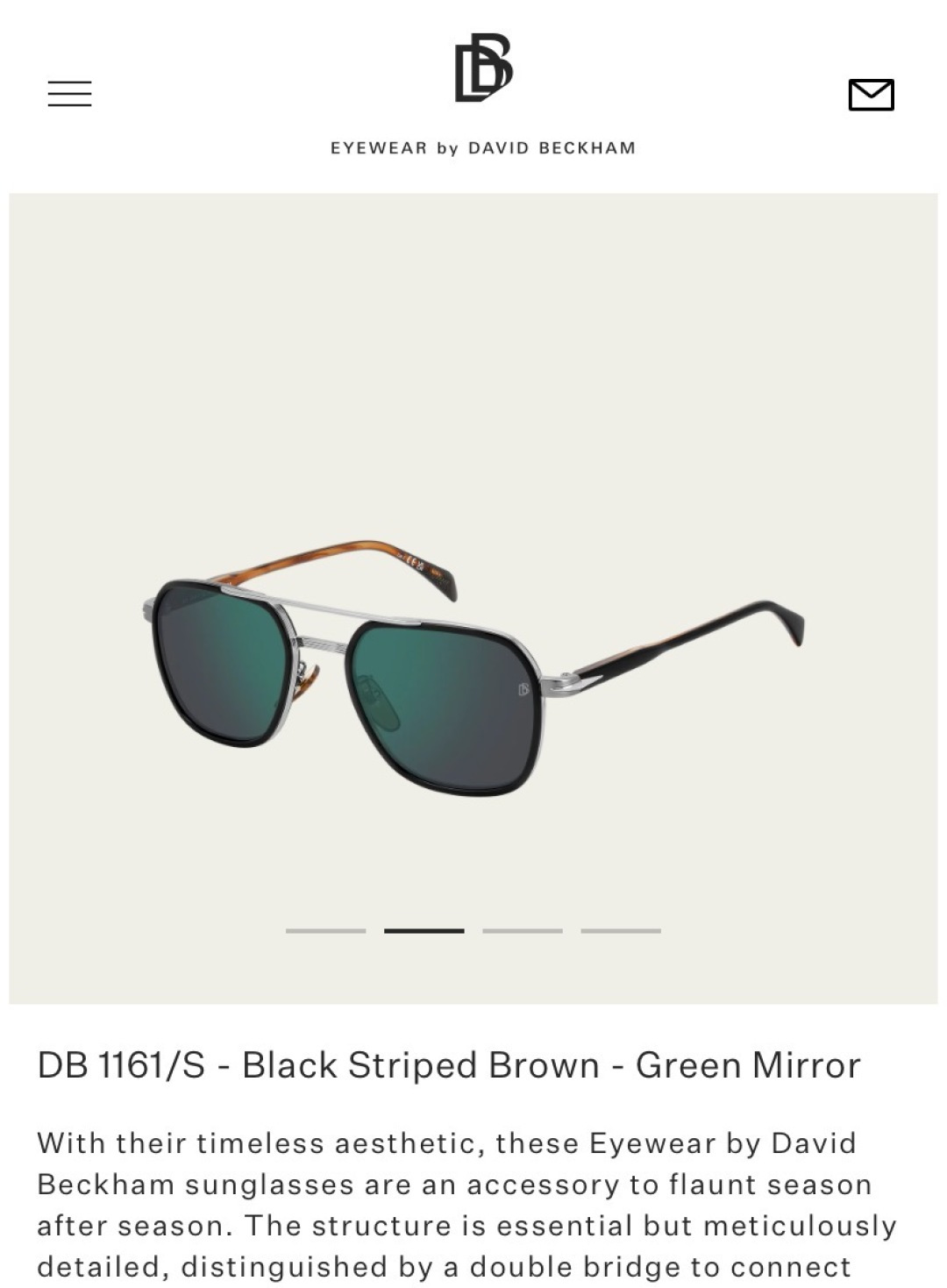 David BeckhamMODEL：DB1160/Ssize：54口22 145