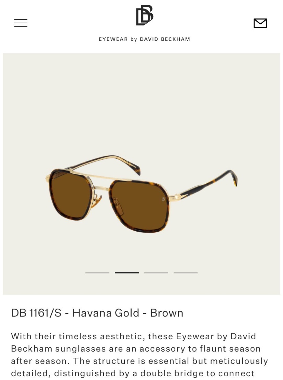 David BeckhamMODEL：DB1160/Ssize：54口22 145