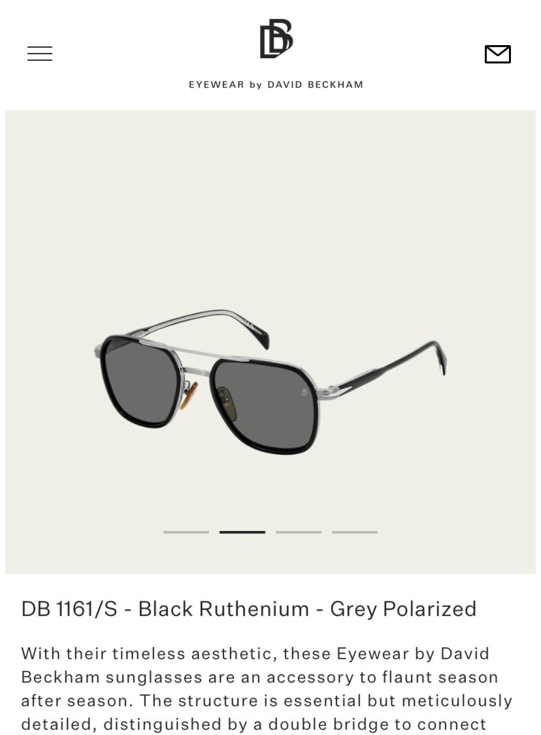 David BeckhamMODEL：DB1160/Ssize：54口22 145