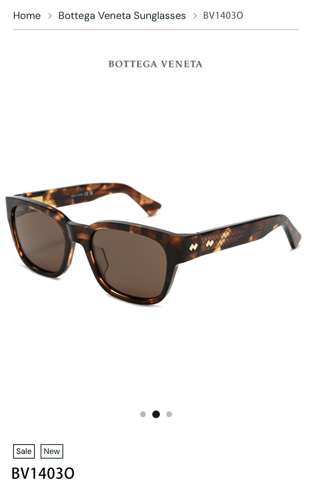 Bottega Venet*Mod ：BV1403OSize ：52口19-140