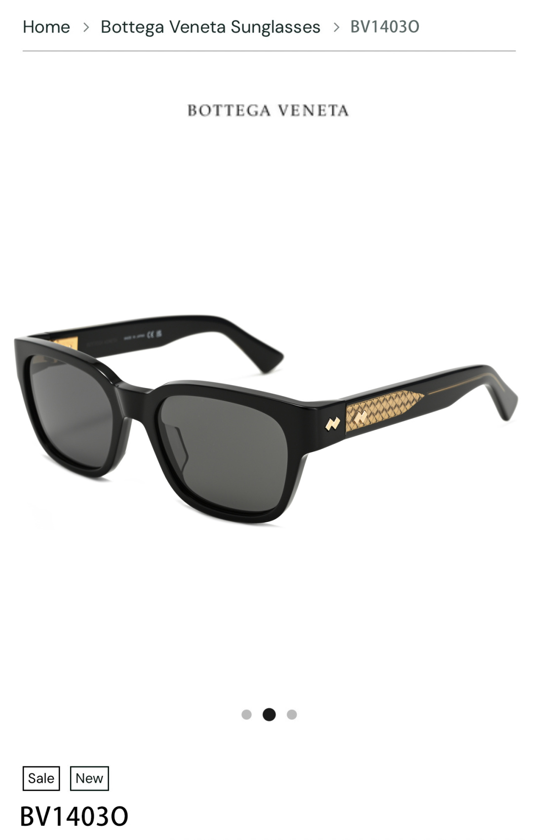 Bottega Venet*Mod ：BV1403OSize ：52口19-140