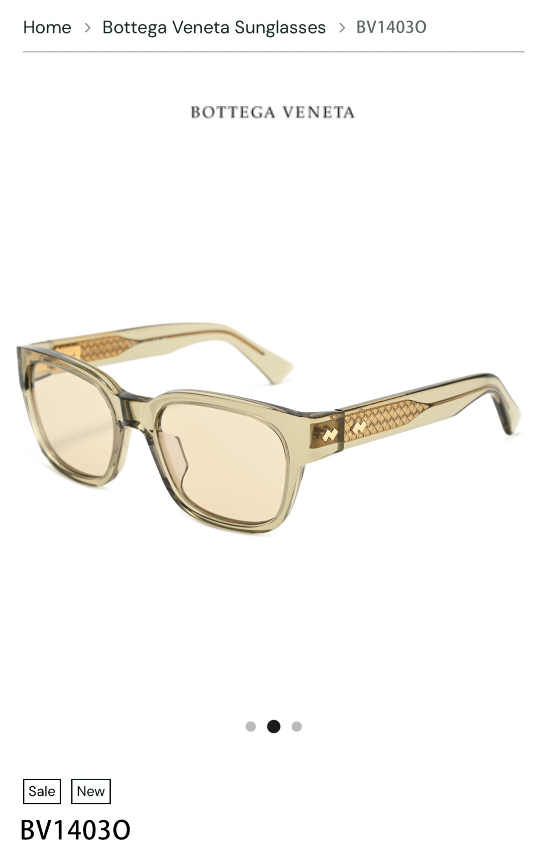 Bottega Venet*Mod ：BV1403OSize ：52口19-140